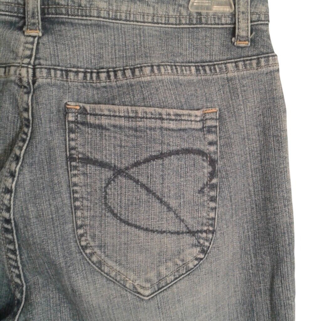 Chicos Chico's Platinum Size 0 small 4 short denim blue jeans Size 30" / US 8 / IT 44 - 5 Thumbnail