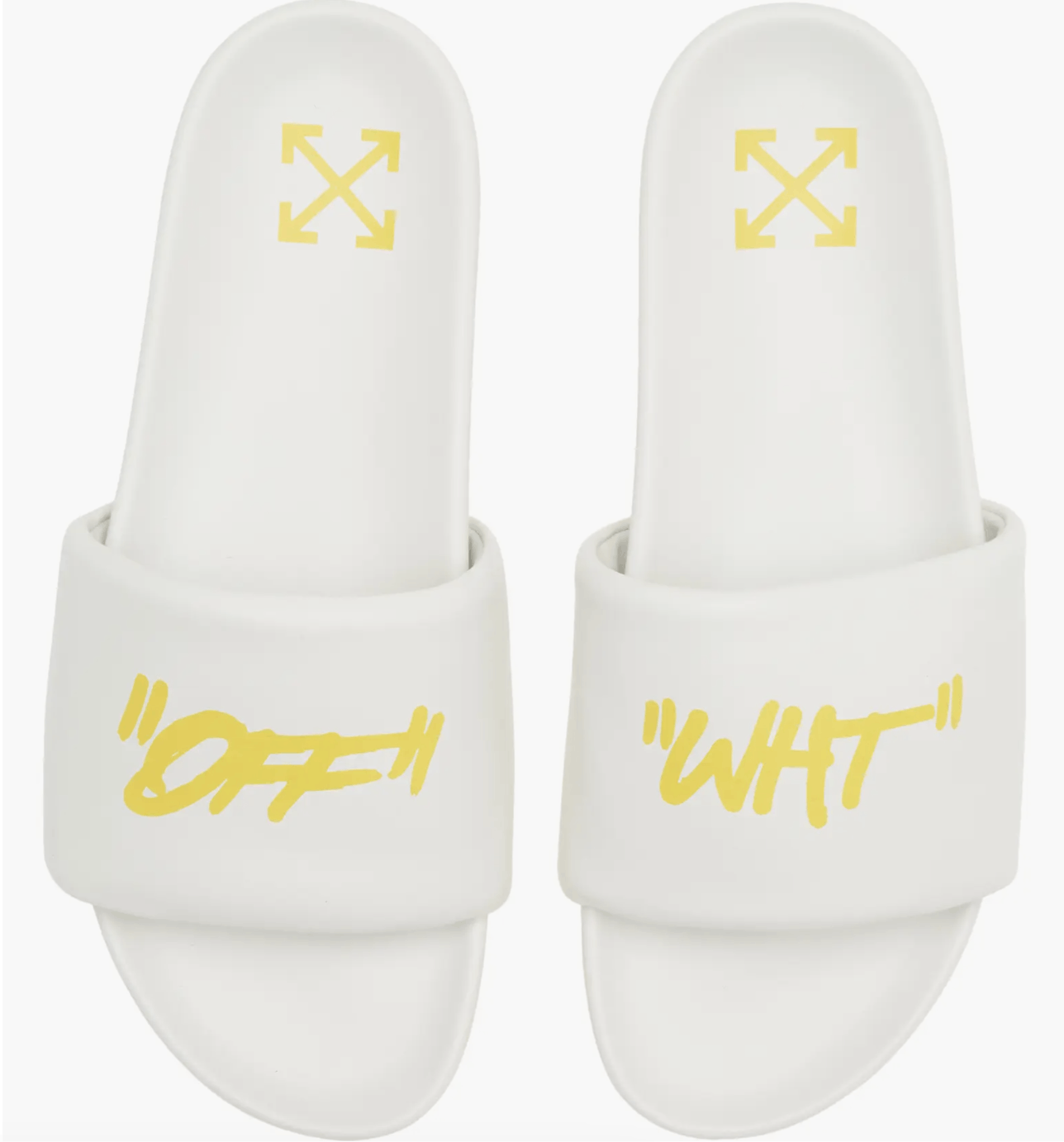 Off-White OFF-WHITE Quotes Leather Slide Sandal Men Size US 10 / EU 43 - 1 Thumbnail