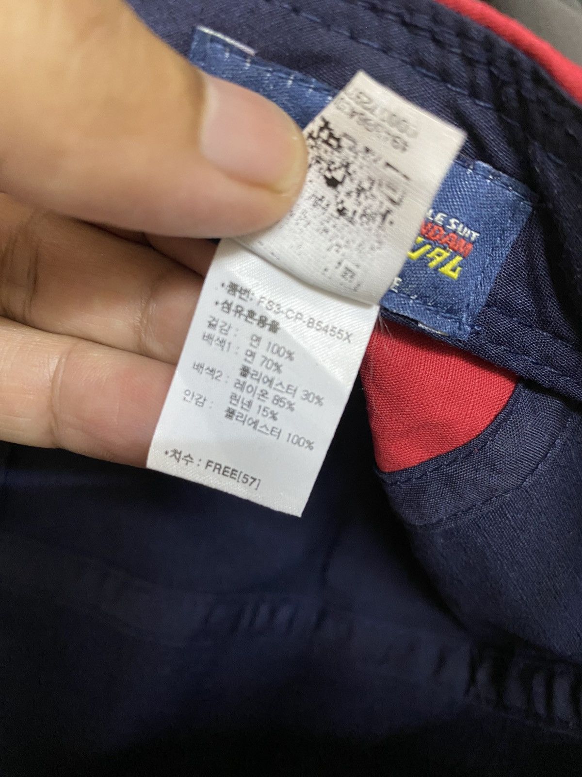 Fila × Japanese Brand Fila x Gundam Mobile Suit Multicolor Camp Cap Size ONE SIZE - 8 Thumbnail