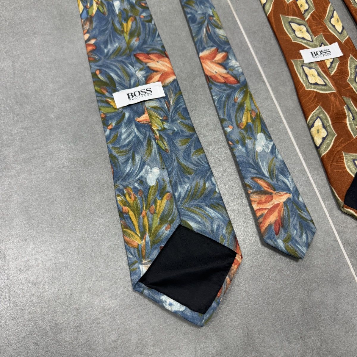 Hugo × Hugo Boss × Vintage Vintage Hugo Boss Silk Ties x2 Size ONE SIZE - 13 Thumbnail