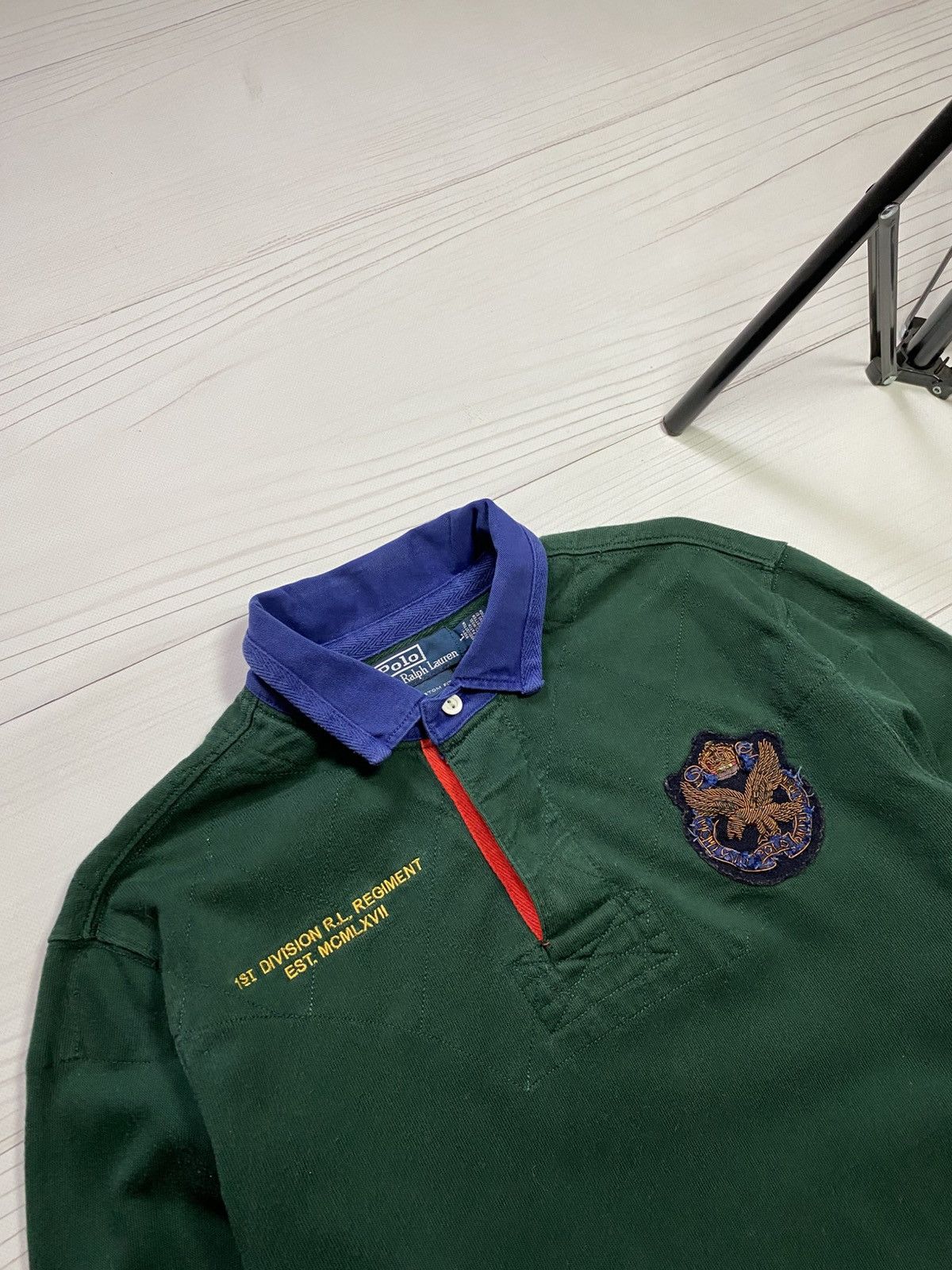 Polo Ralph Lauren Vintage Polo Ralph Lauren rugby longsleeve t shirt Size US L / EU 52-54 / 3 - 9 Thumbnail