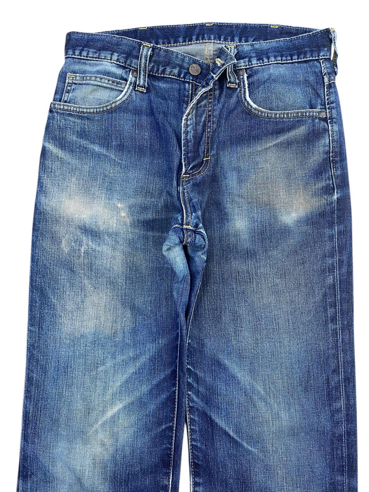 Wrangler Wrangler Whiskers Faded Wash Style Loose Jeans Size US 30 / EU 46 - 2 Thumbnail