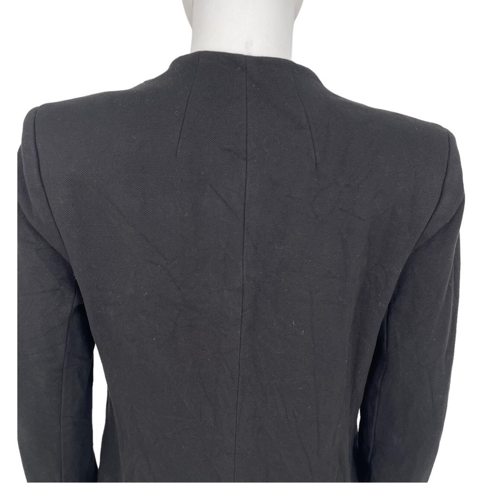 Madewell Madewell Blazer Suit Size 8 Deep V Neck Single Button Black Size M / US 6-8 / IT 42-44 - 6 Thumbnail