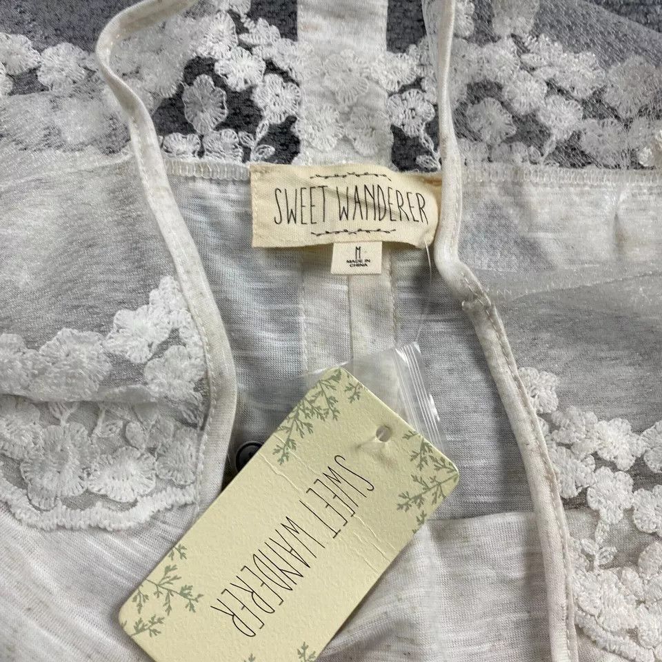 Other Sweet Wanderer Top Women's Medium Rolled Cuffs NWT Size M / US 6-8 / IT 42-44 - 4 Thumbnail