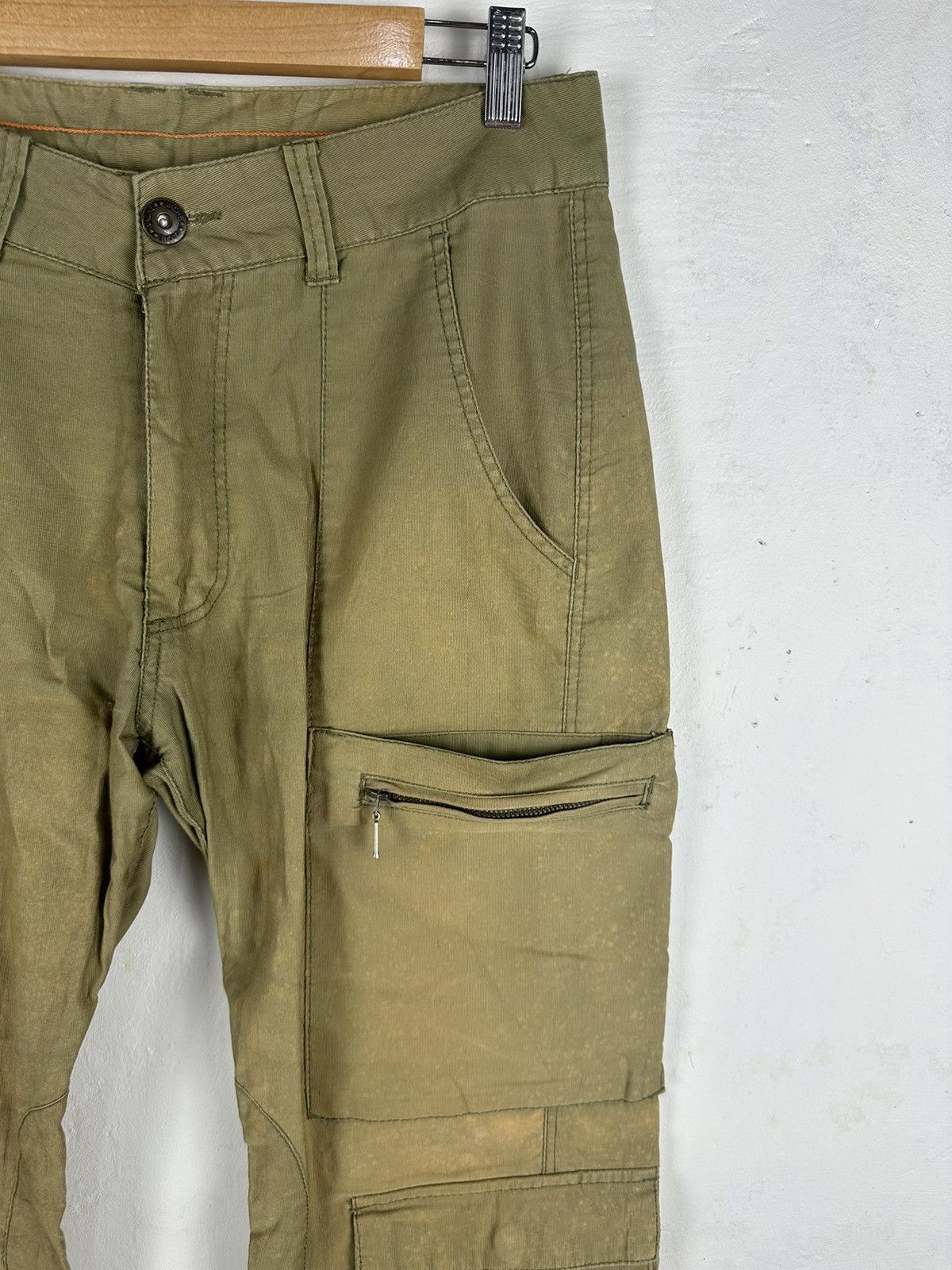 If Six Was Nine CARGO PANTS SENDITIONARIES MULTIPOCKET FADED COLOUR Size US 31 - 8 Thumbnail