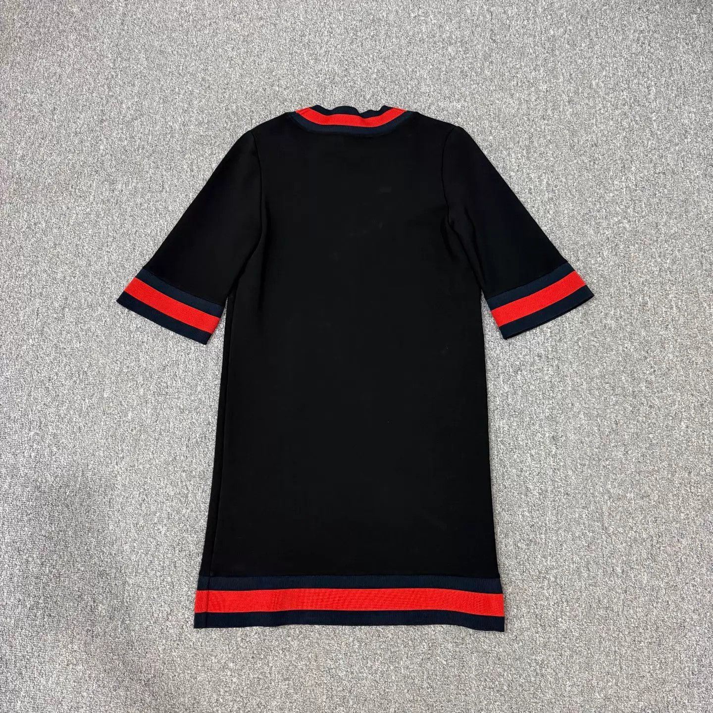 Gucci Gucci Black Red Collar Dress S 99 New Size S / US 4 / IT 40 - 2 Thumbnail