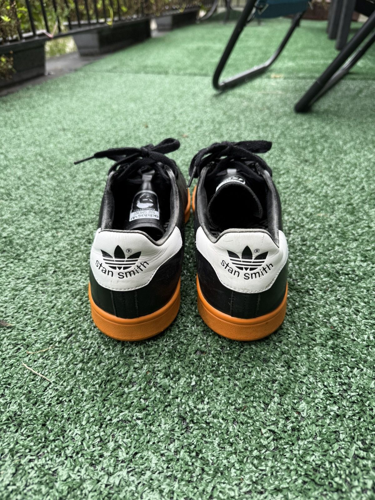 Adidas × Raf Simons Adidas x Raf Simons Stan smith black orange Size US 10.5 / EU 43-44 - 5 Thumbnail