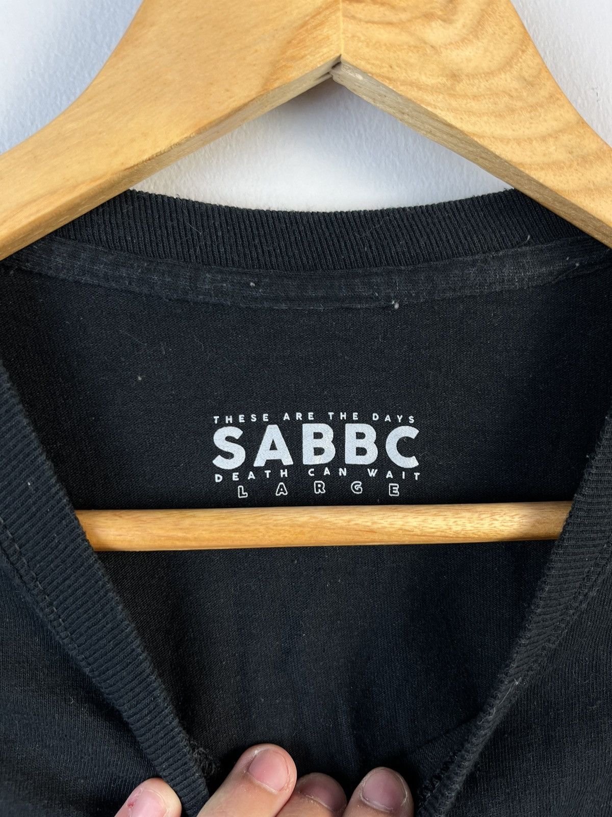 Vintage SABBC 322 Vintage Retro Y2K Cotton Long Sleeve Tee Shirt Size US L / EU 52-54 / 3 - 8 Thumbnail