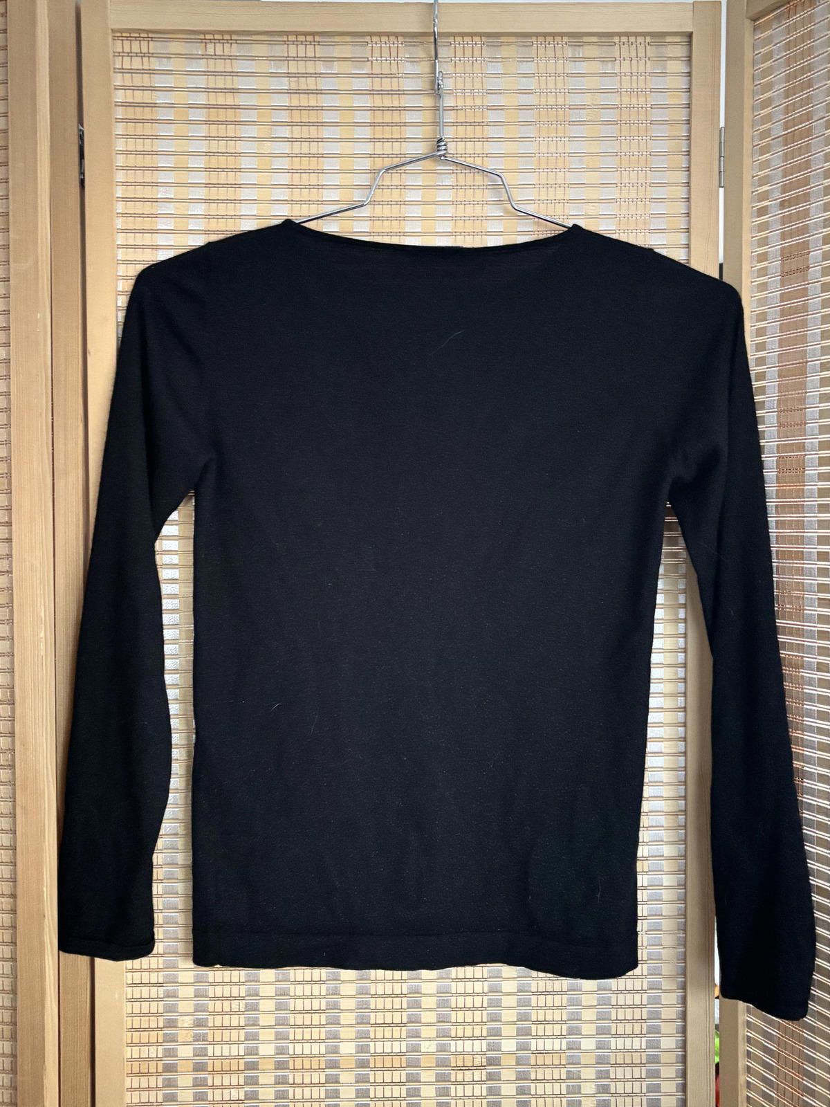 Brunello Cucinelli Brunello Cucinelli Cashmere Bateau Black Sweater size XS Size XS / US 0-2 / IT 36-38 - 2 Thumbnail