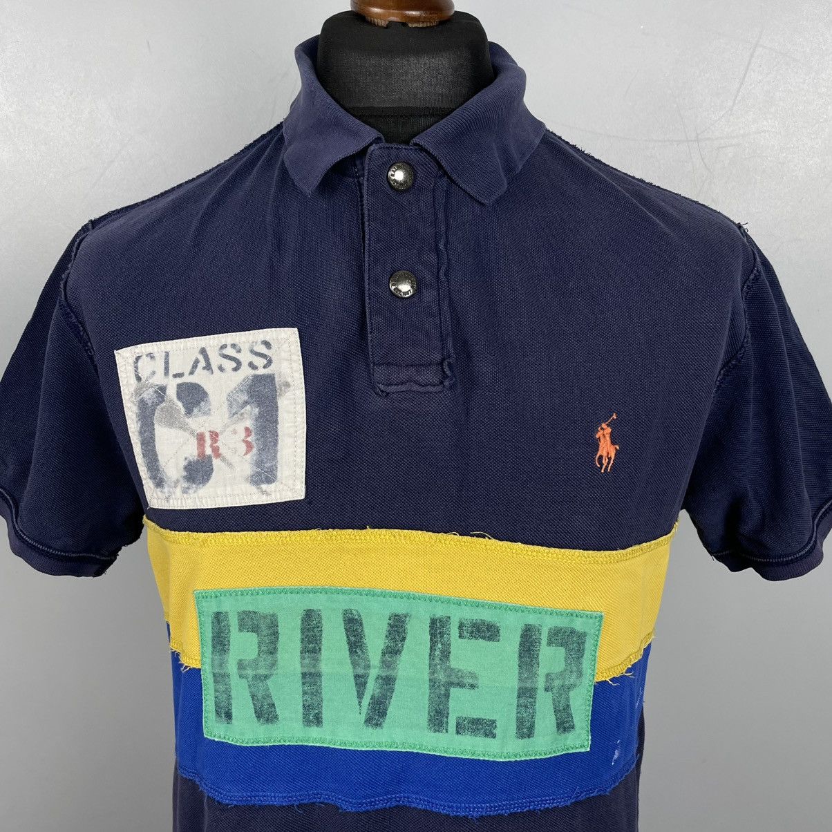 Polo Ralph Lauren × Vintage Vintage Polo Ralph Lauren River big logo polo shirt 90’s Size US XL / EU 56 / 4 - 4 Thumbnail