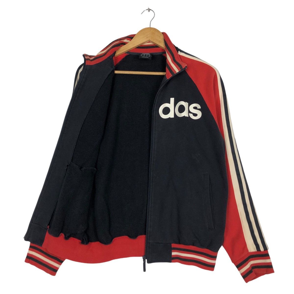 Adidas Adidas Vintage Three Stripe Sweater Jacket 90s Streetwear Size US S / EU 44-46 / 1 - 9 Thumbnail