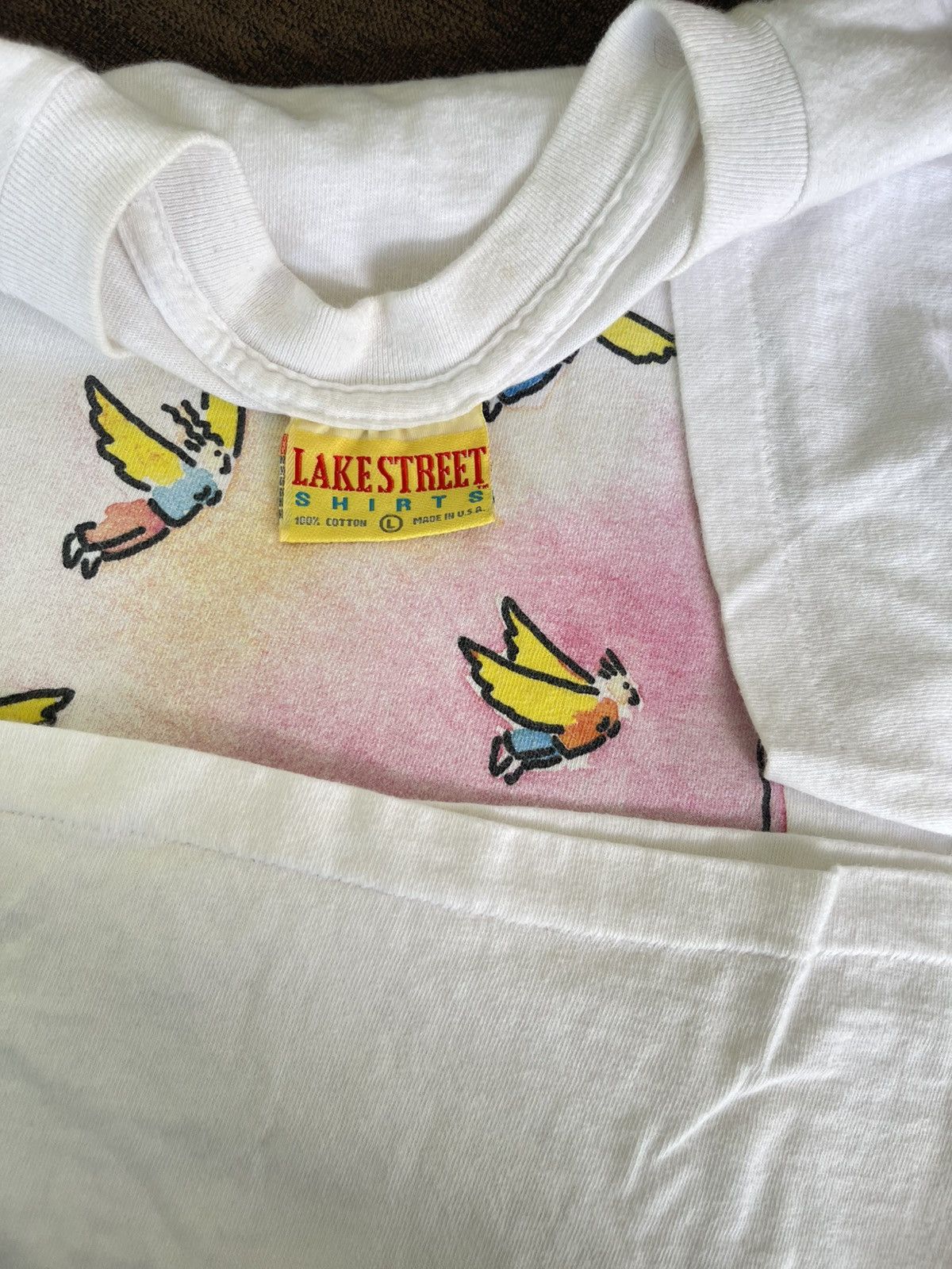 Other Vintage 90s Lake Street Shirts "Women Fly" Graphic T-Shirt L Size US XL / EU 56 / 4 - 5 Thumbnail