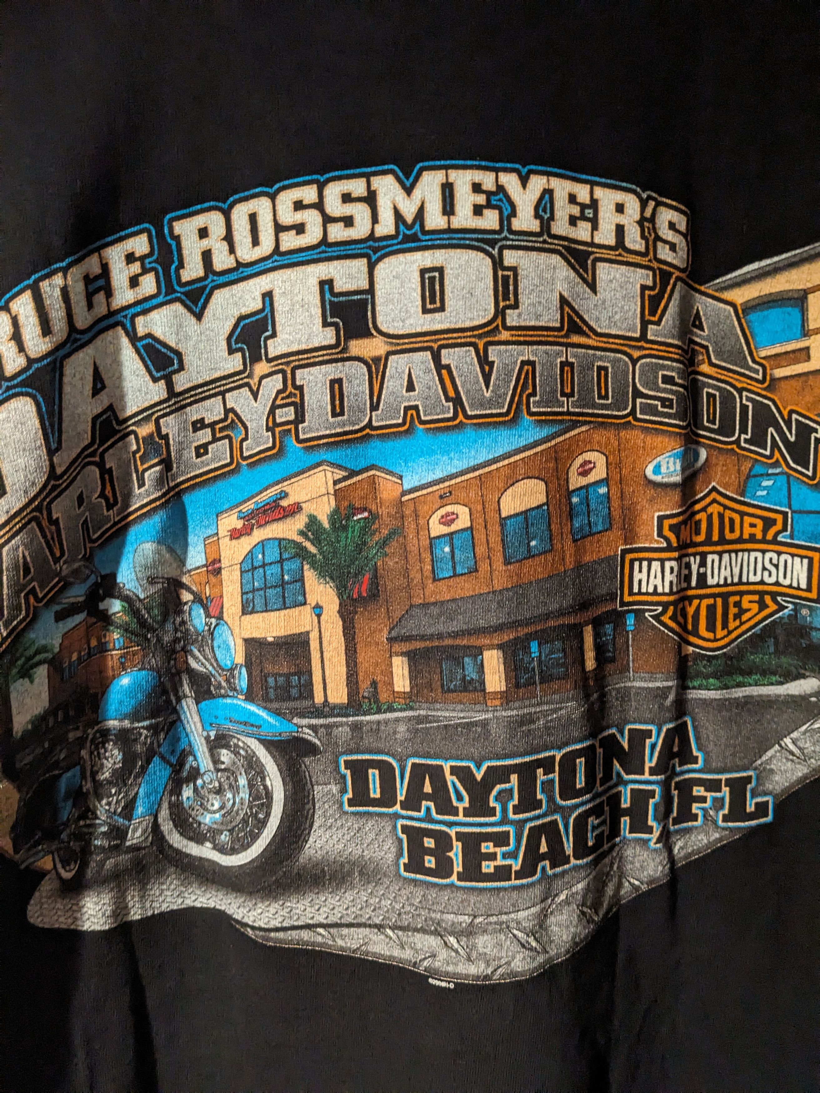 Harley Davidson × Vintage Vintage 2006 Harley Davidson Motorcycle Spell Out T-shirt Size US L / EU 52-54 / 3 - 6 Thumbnail