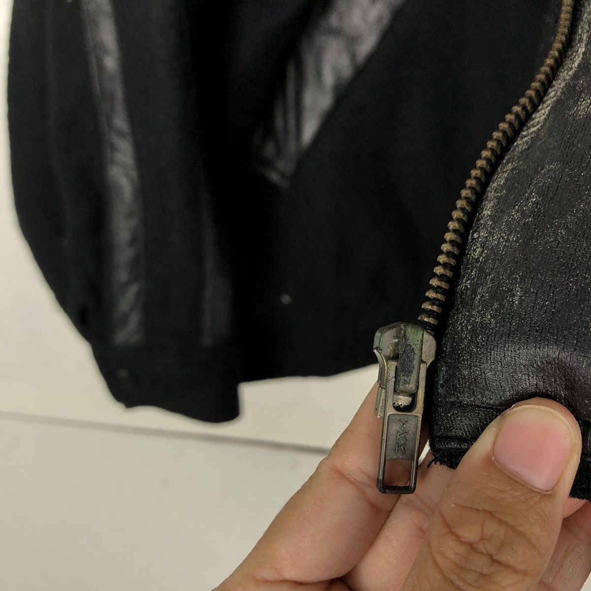Japanese Brand 🔥Vtg Bomber Jacket Fly Design Rich Black Drigo Issey Miyake Size US M / EU 48-50 / 2 - 15 Thumbnail