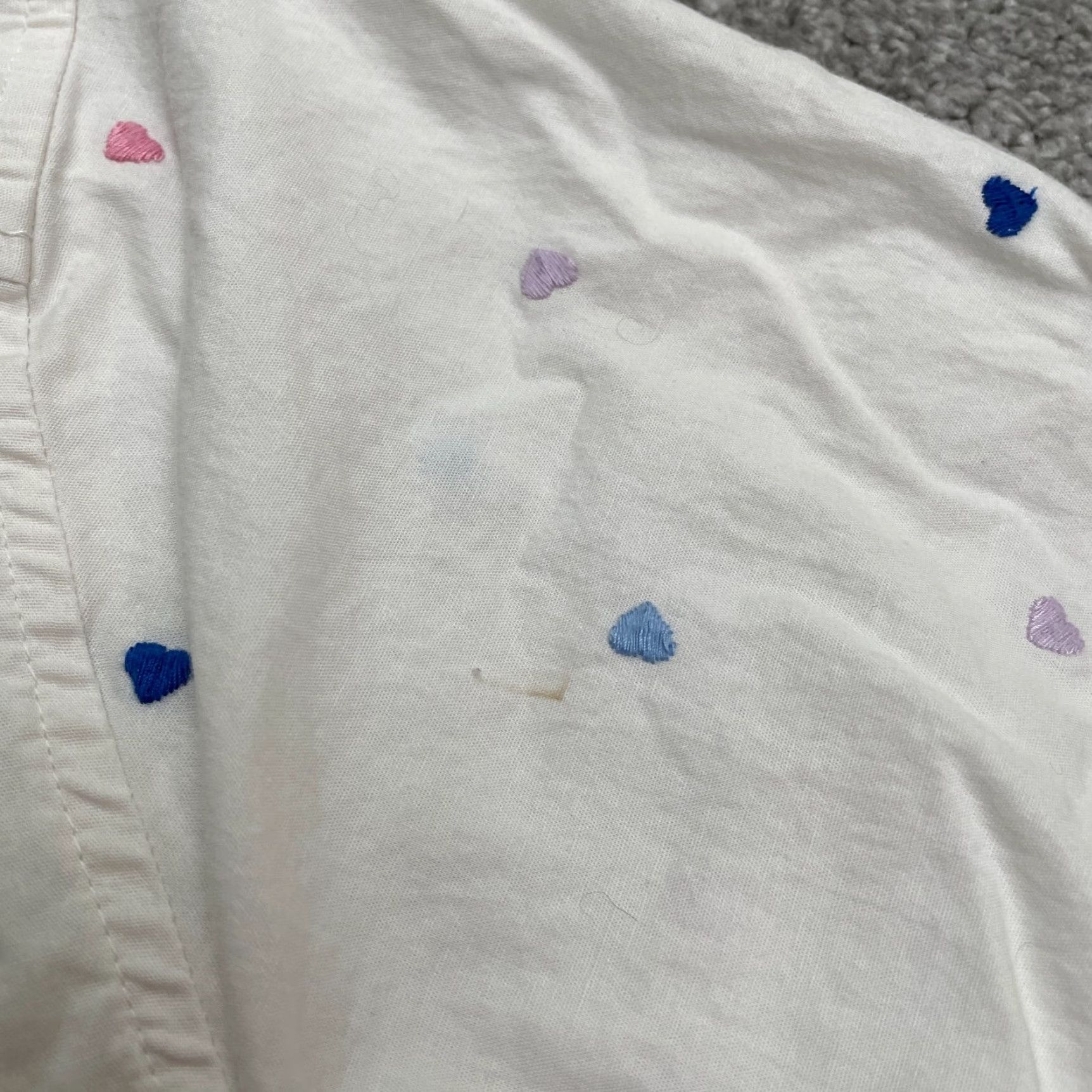 Vintage Crown & Ivy Button-Up Shirt Womens PL White Long Sleeve Heart Top Casual Shirt Womens XL? Size L / US 10 / IT 46 - 5 Thumbnail