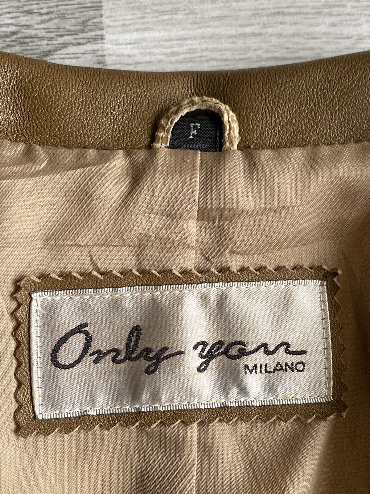 20471120 × Vintage Japanese Brand Leather Jacket Size L / US 10 / IT 46 - 9 Thumbnail