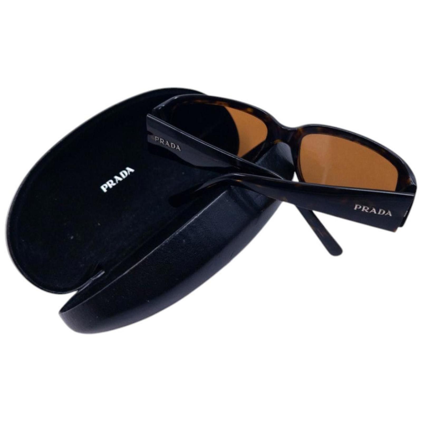 Prada Vintage Prada Tortoise Shell Sunglasses Size ONE SIZE - 8 Thumbnail