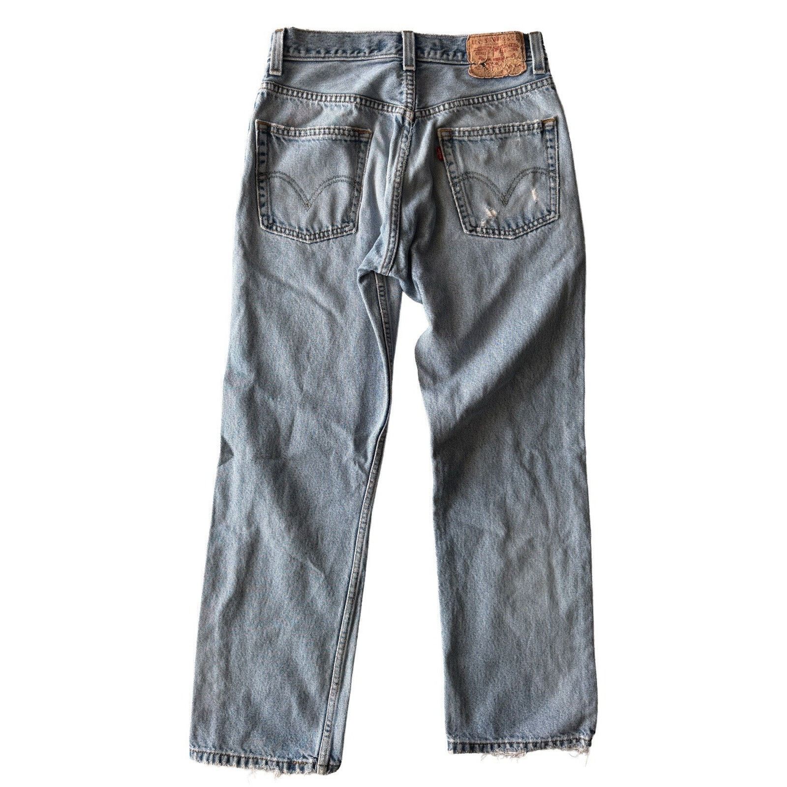 Levi's Vintage Levi’s 505 Jeans 30x30* Distressed Grunge 90s Denim Size US 30 / EU 46 - 4 Thumbnail