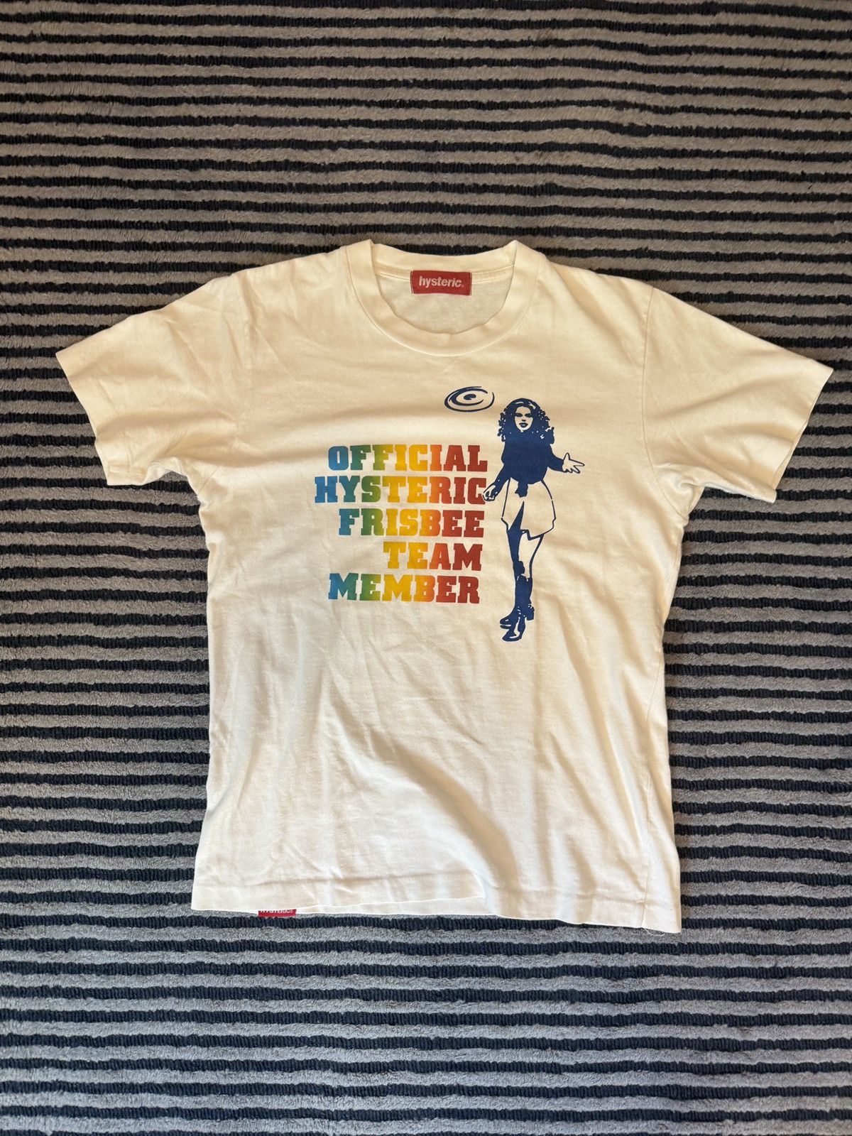 hysteric glamour frisbee team t shirt