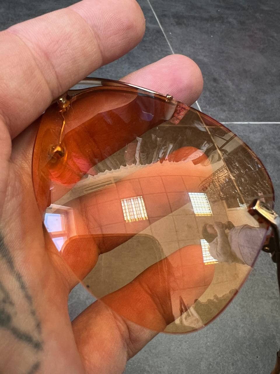 Dior Dior Aviator Logo Sunglasses Size ONE SIZE - 9 Thumbnail