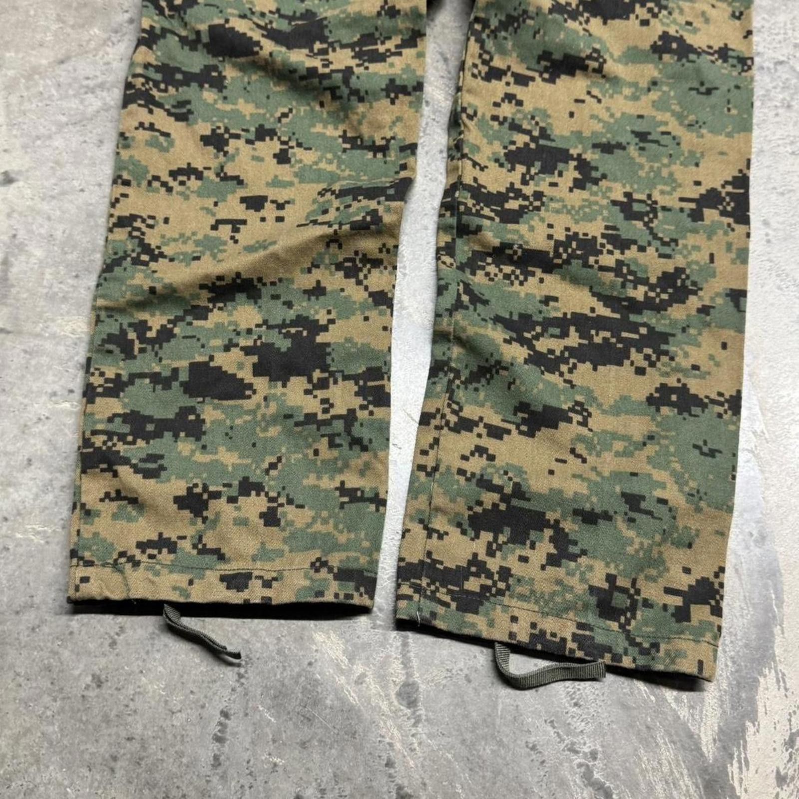 Rothco Vintage Y2K Rothco Baggy Wide Leg Camo Cargo Pants Size 28" / US 6 / IT 42 - 6 Thumbnail