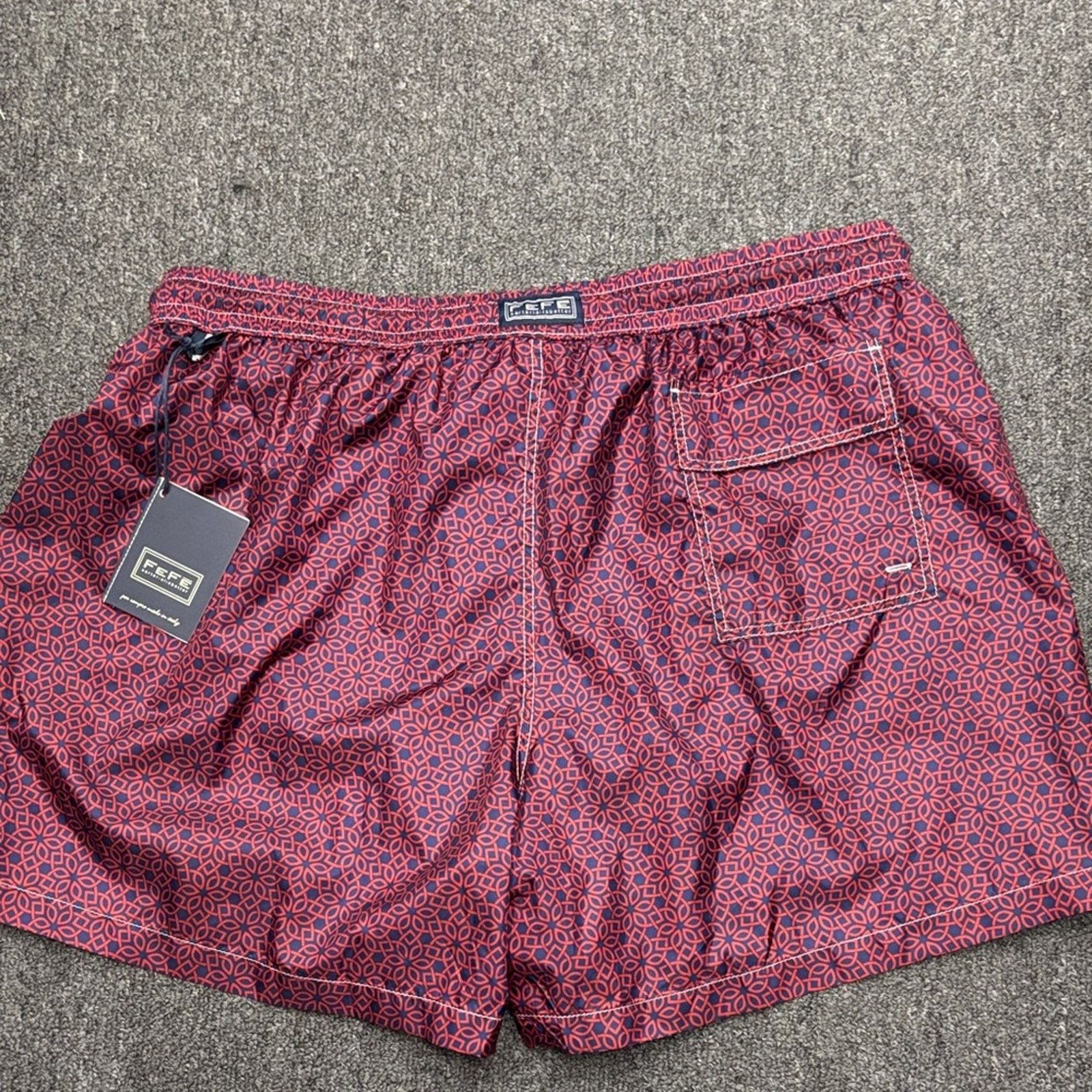 Other NWT Fefe Stylish BOSS Burgundy Swim Trunks for Men Size 3XL Size US 44 / EU 60 - 8 Thumbnail