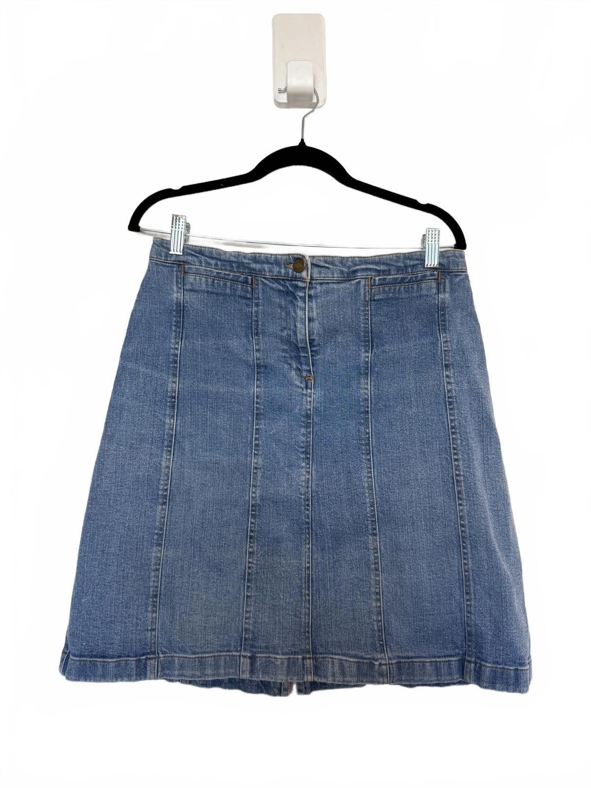 Jonathan Saunders Vintage jones Sport Denim Jean Skirt - Y2K Style Size 32" / US 10 / IT 46 - 6 Thumbnail