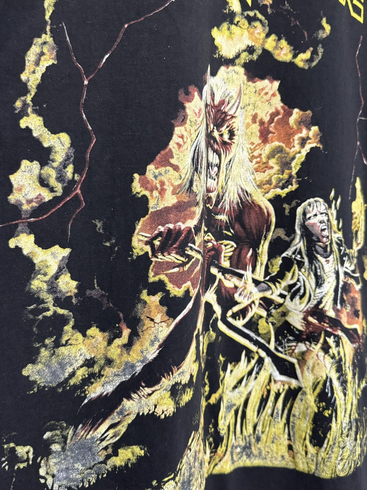 Band Tees × Iron Maiden × Vintage Vintage Iron Maiden 1985 T-shirt Size US M / EU 48-50 / 2 - 3 Thumbnail