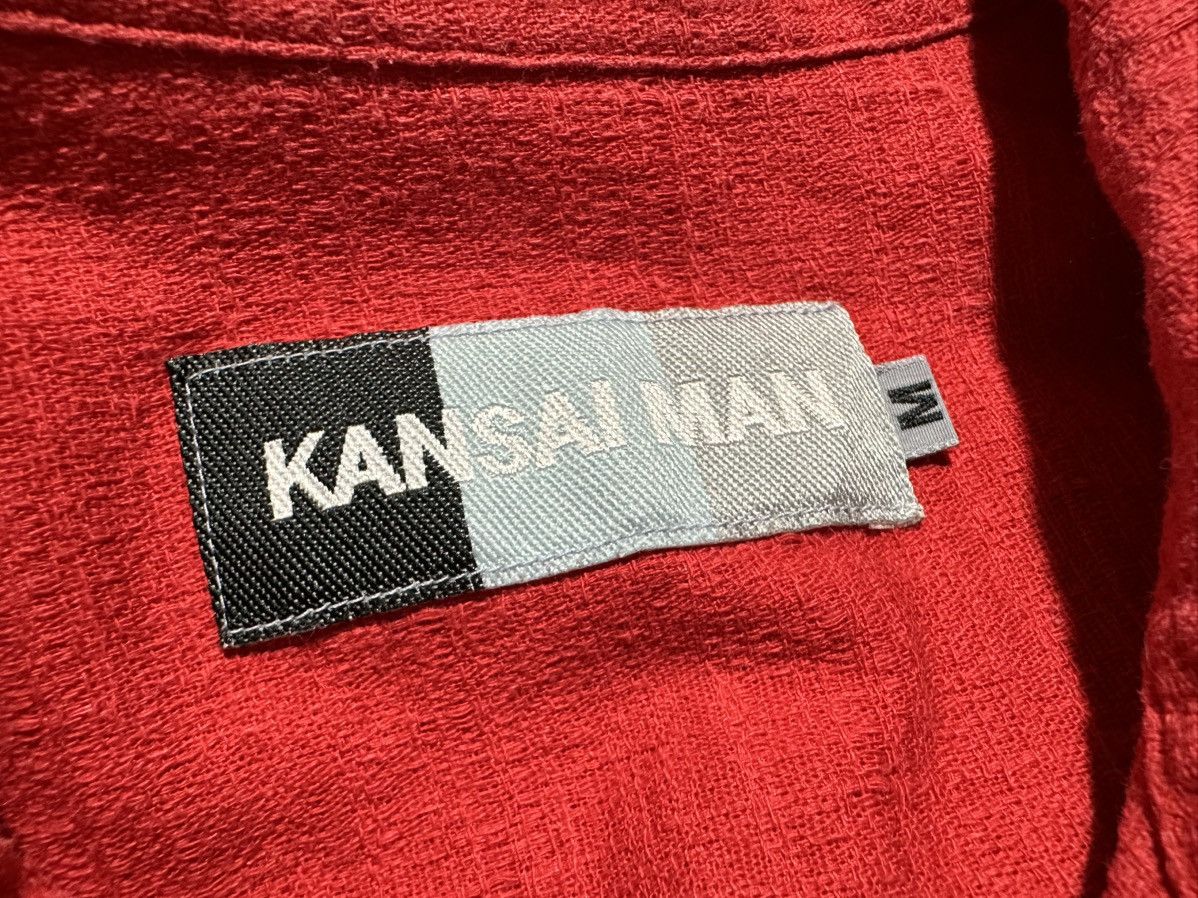 Japanese Brand 🔥Rare Design 80s Vintage Kansai Man Shirt Short Sleeve Size US M / EU 48-50 / 2 - 6 Thumbnail