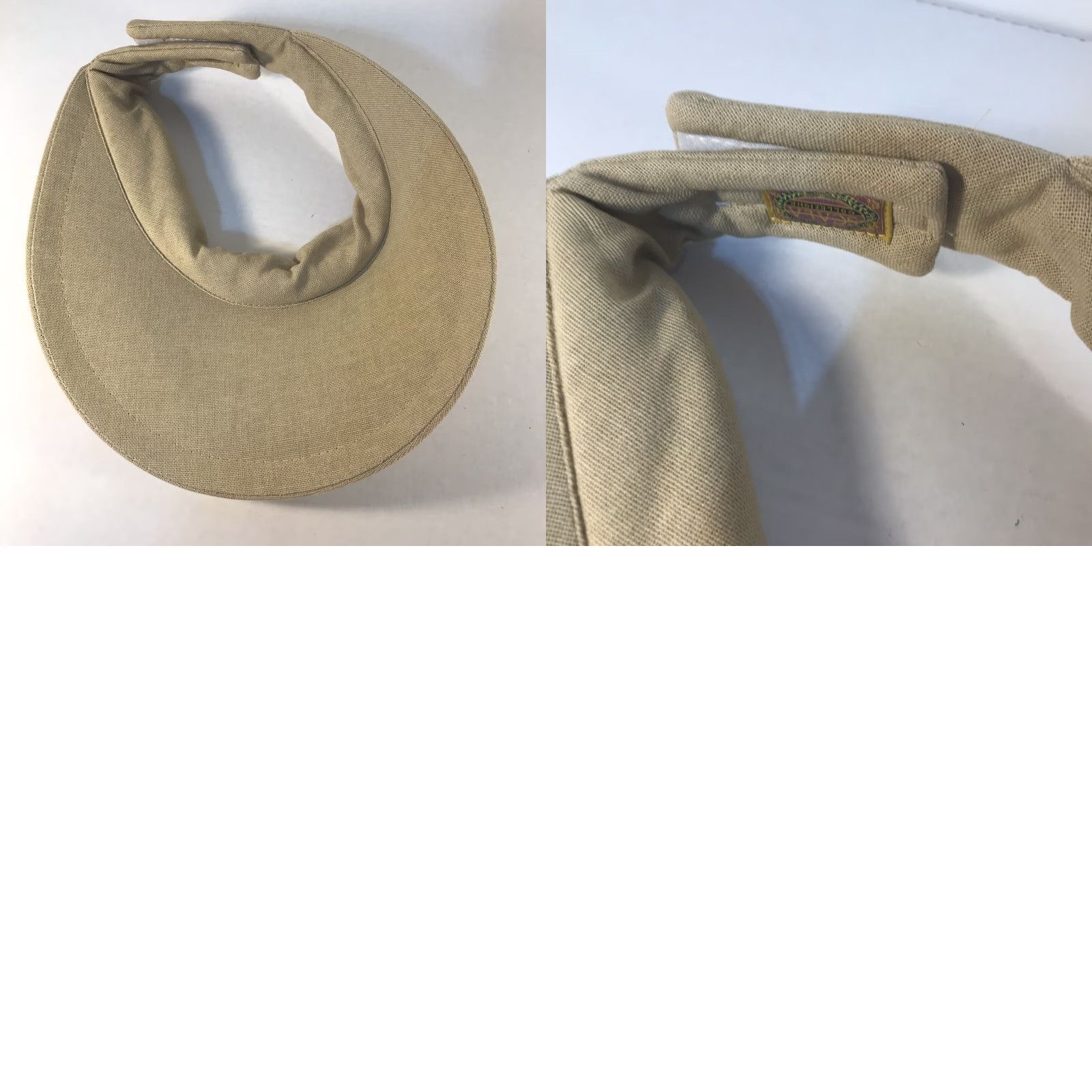 Vintage Scala Handcrafted Beige Wide Brim Sun Hat Adjustable Lightweight Womens Size ONE SIZE - 8 Thumbnail