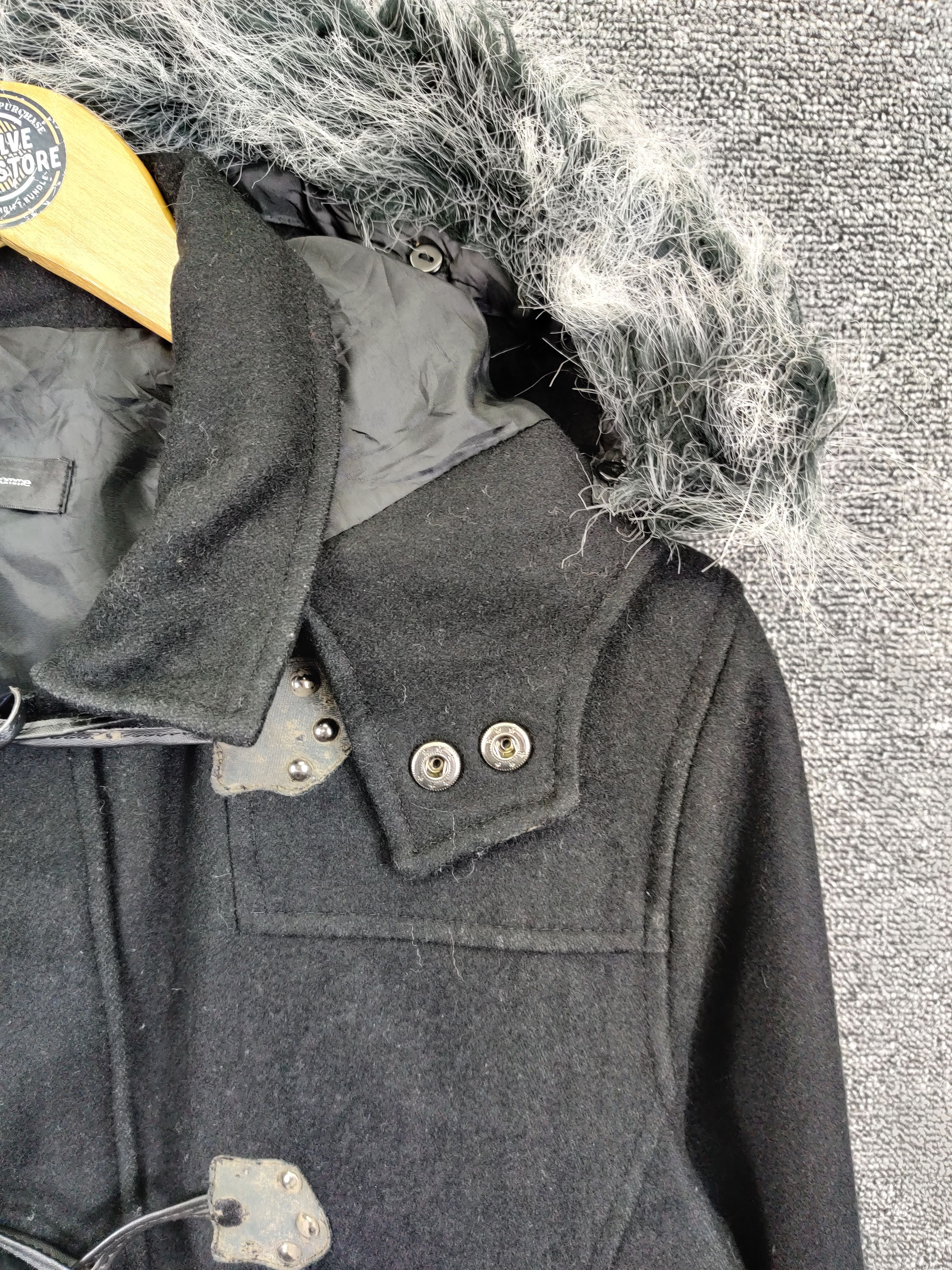In The Attic Vintage In The Attic Wool Duffle Fur Hooded Coat Size US L / EU 52-54 / 3 - 5 Thumbnail