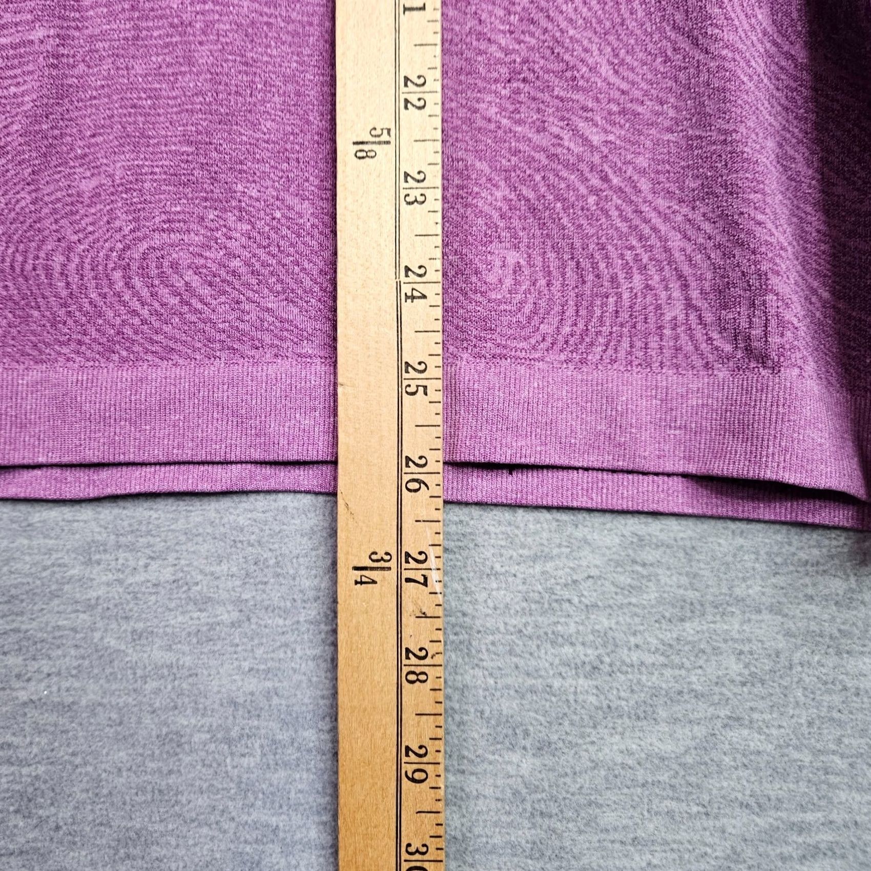 Lululemon Lululemon Womens6 Purple Swiftly Tech Seamless Athletic Top Thumbholes Regular Fit Short Sleeve Casual Sleeve Activewear Top Womens Girls Size M / US 6-8 / IT 42-44 - 7 Thumbnail