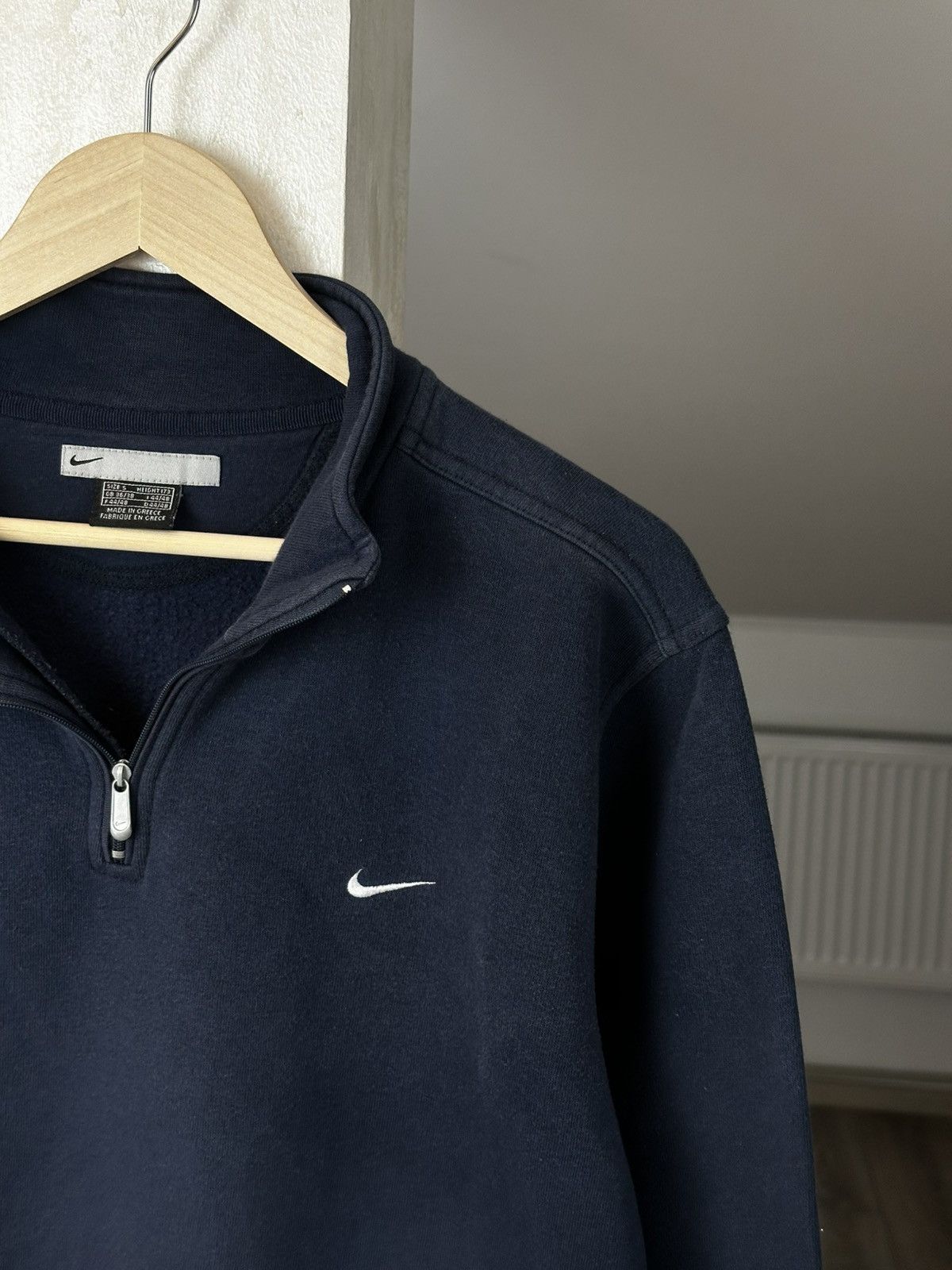 Vintage Vintage Y2K Nike Small Logo 1/4 Oversized Sweatshirt Size US S / EU 44-46 / 1 - 6 Thumbnail