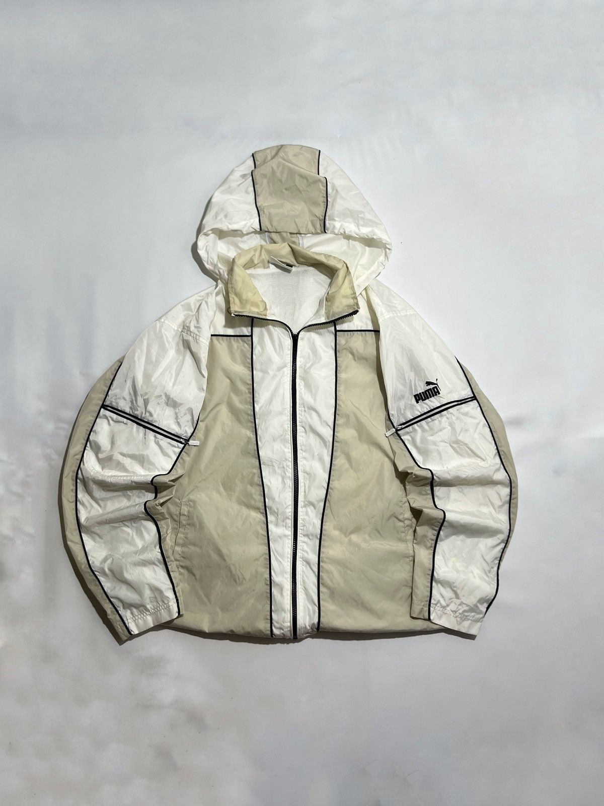 Puma Puma Nylon Windbreaker Jacket Size US L / EU 52-54 / 3 - 2 Thumbnail