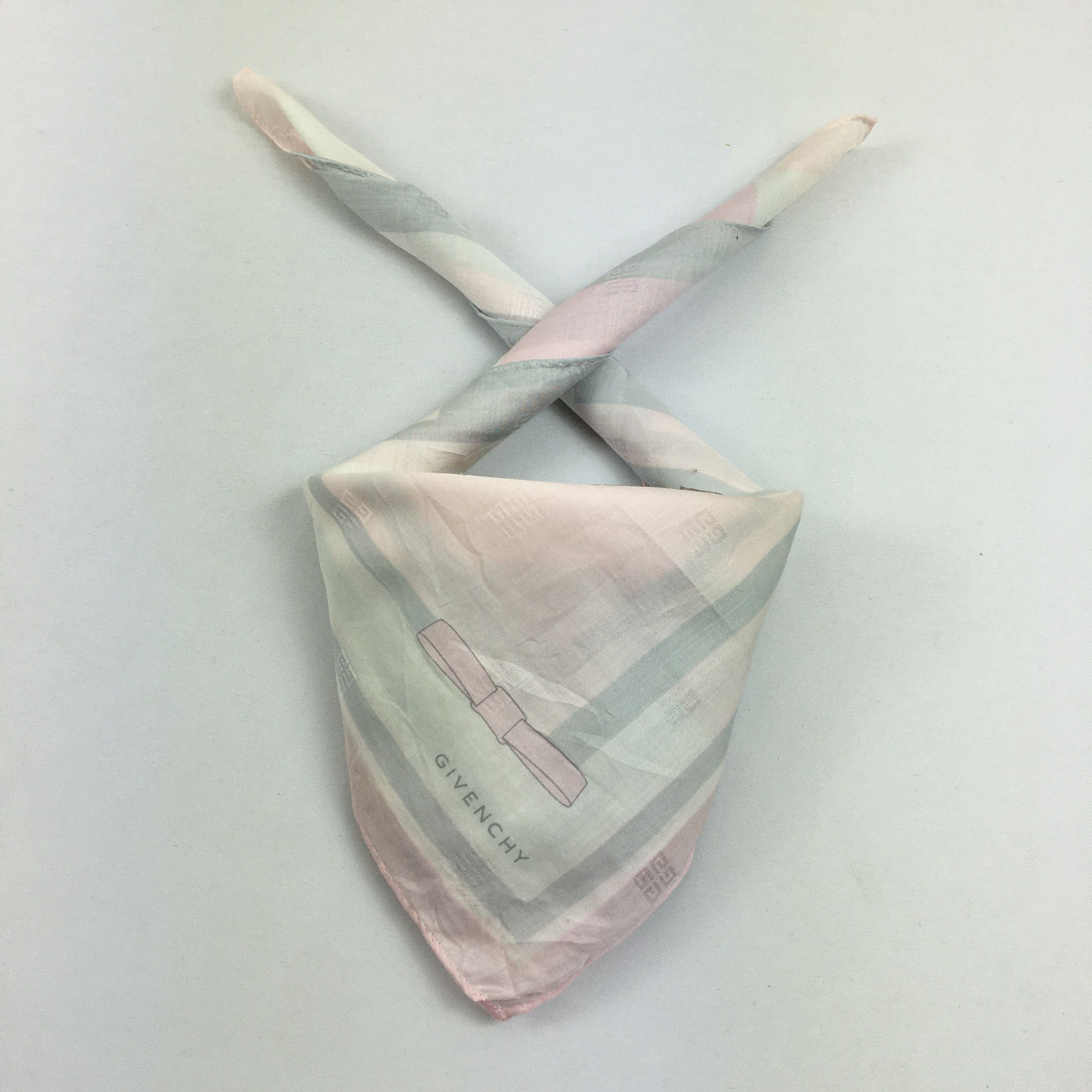 Japanese Brand Vintage Givenchy Handkerchief Neckerchief Bandana Size ONE SIZE - 1 Thumbnail