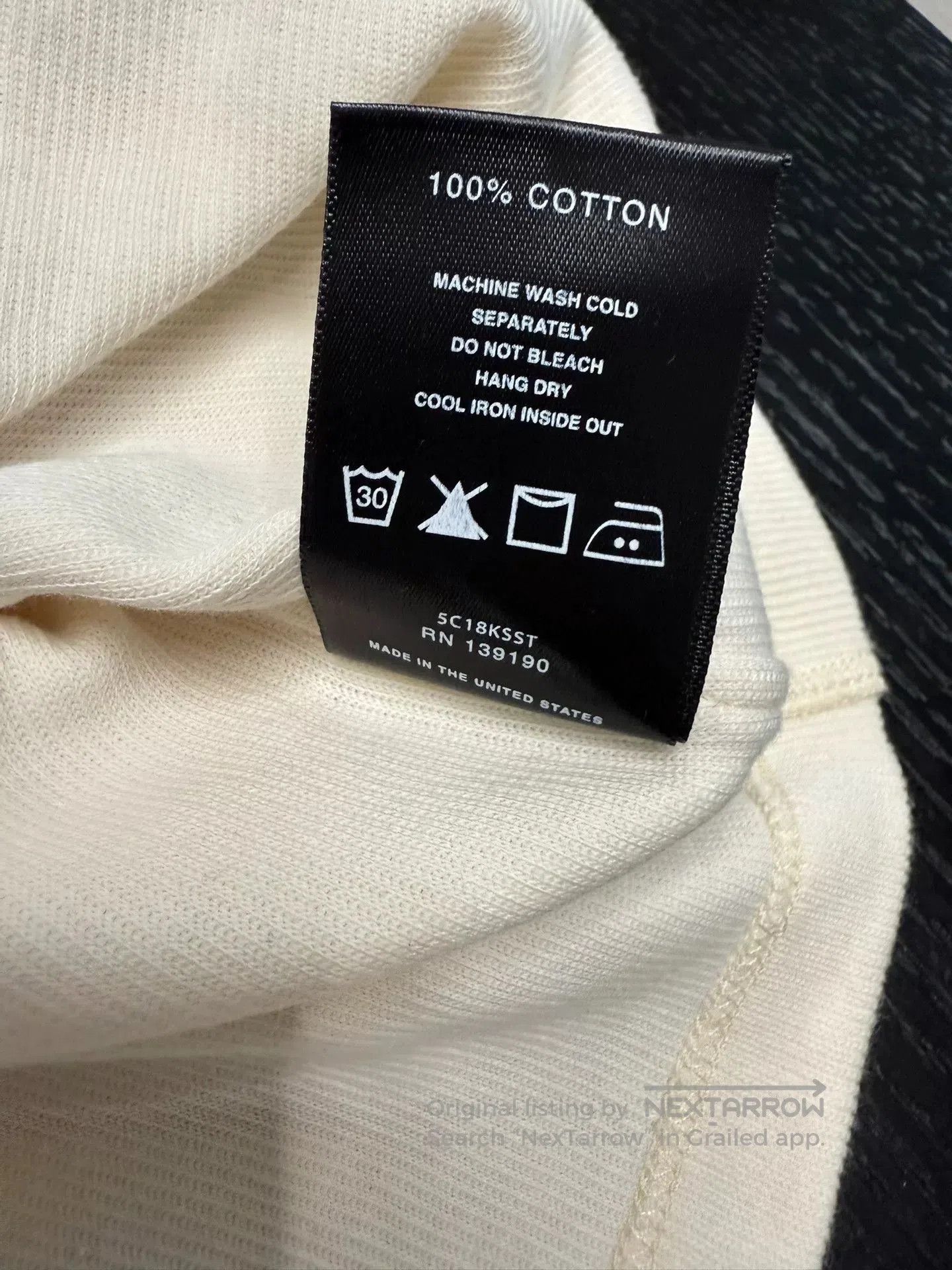 Fear of God Fear of God FOG Inside Out Short Sleeve T. Size US S / EU 44-46 / 1 - 6 Thumbnail