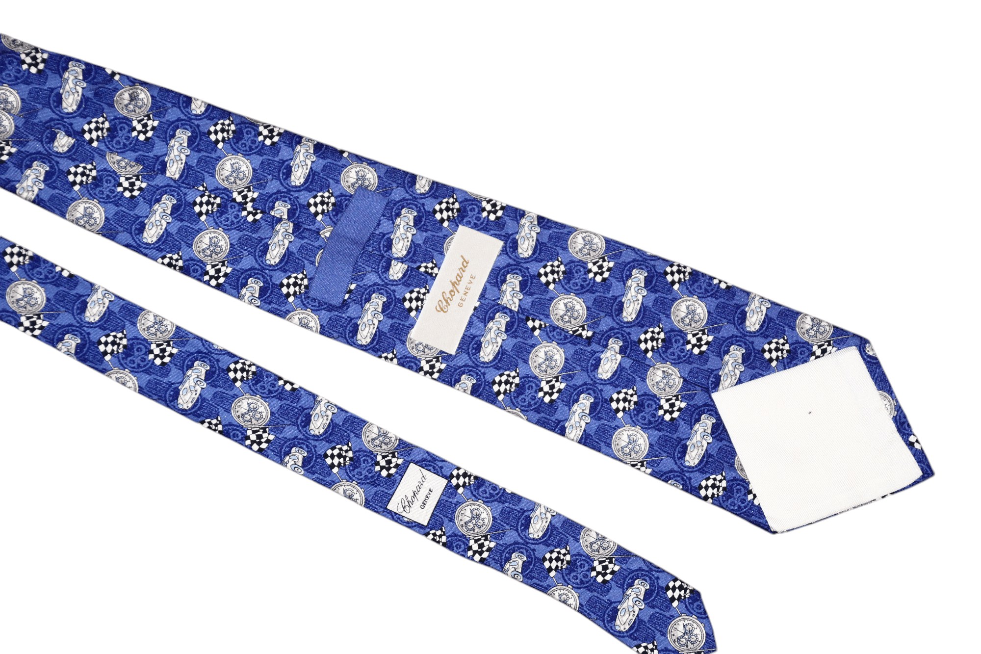 Chopard Chopard Geneve Racing Design Silk Tie Size ONE SIZE - 2 Thumbnail