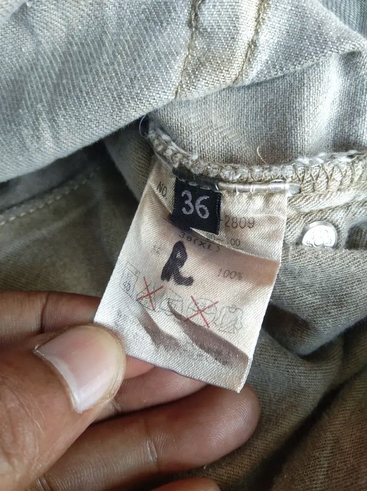 Japanese Brand Vintage Japanese Beach Sound Grey Mini Boot Cut Jeans 36x31 Size US 36 / EU 52 - 10 Thumbnail