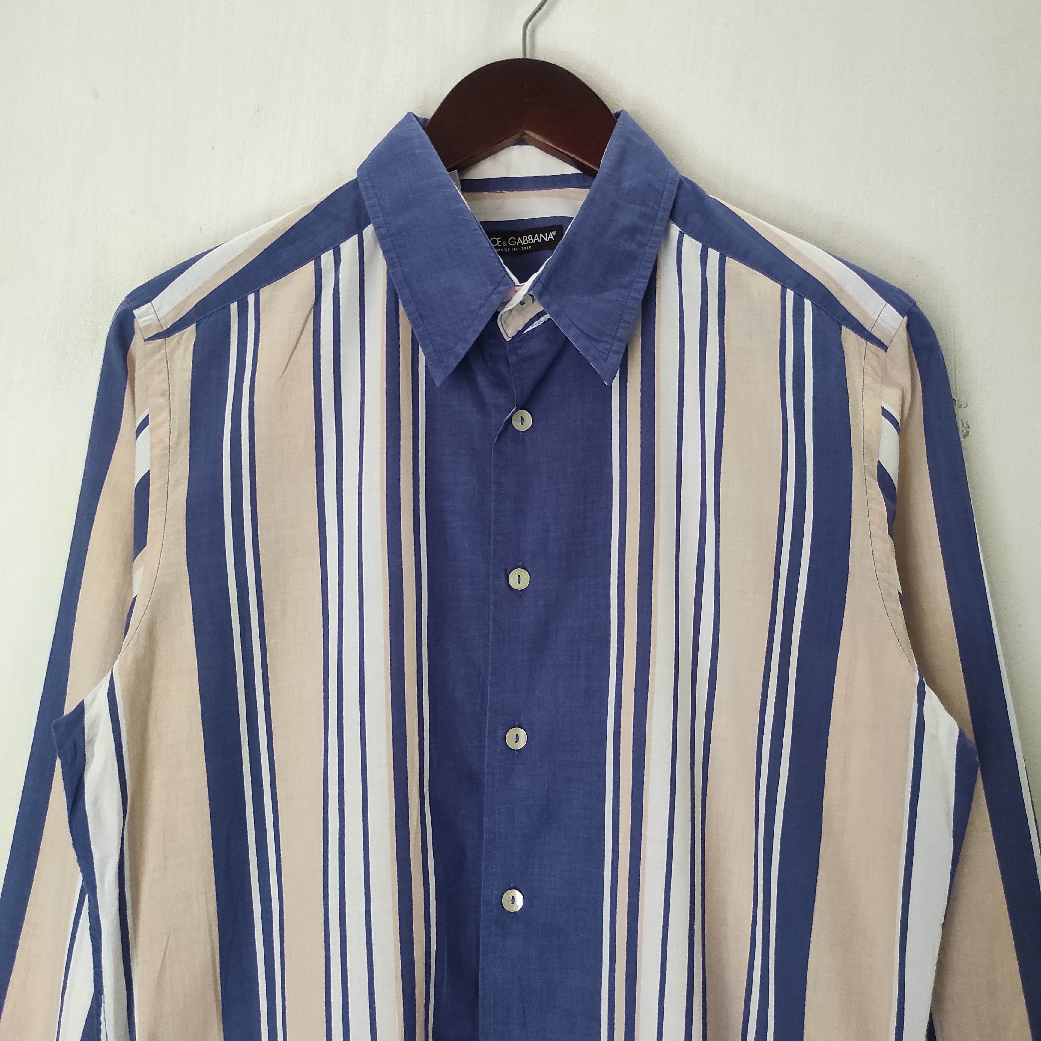 Dolce & Gabbana Dolce Gabbana Shirt Long Sleeve Button Up Size US M / EU 48-50 / 2 - 3 Thumbnail