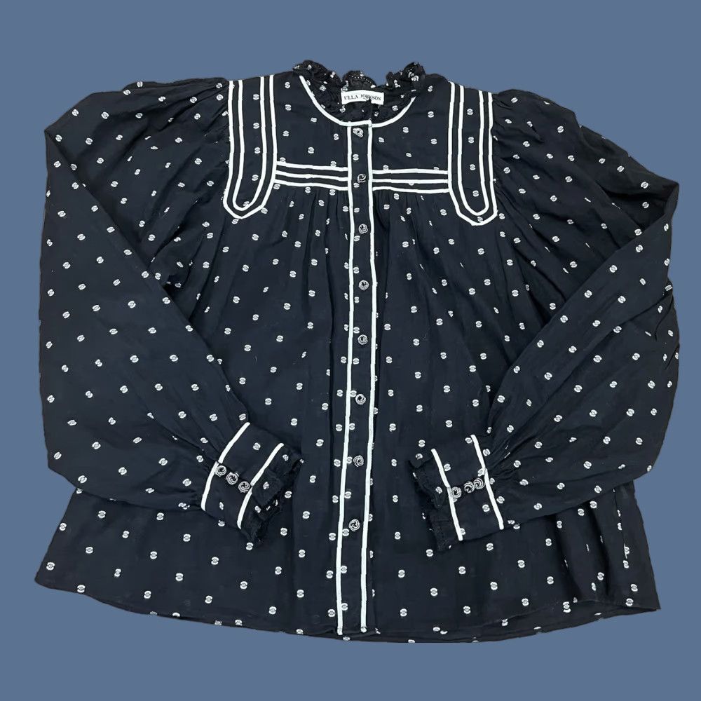 Ulla Johnson Ulla Johnson Blouse - Black Abigail Eclipse Dot Size 4 Women Shirt Womens Size S / US 4 / IT 40 - 1 Thumbnail