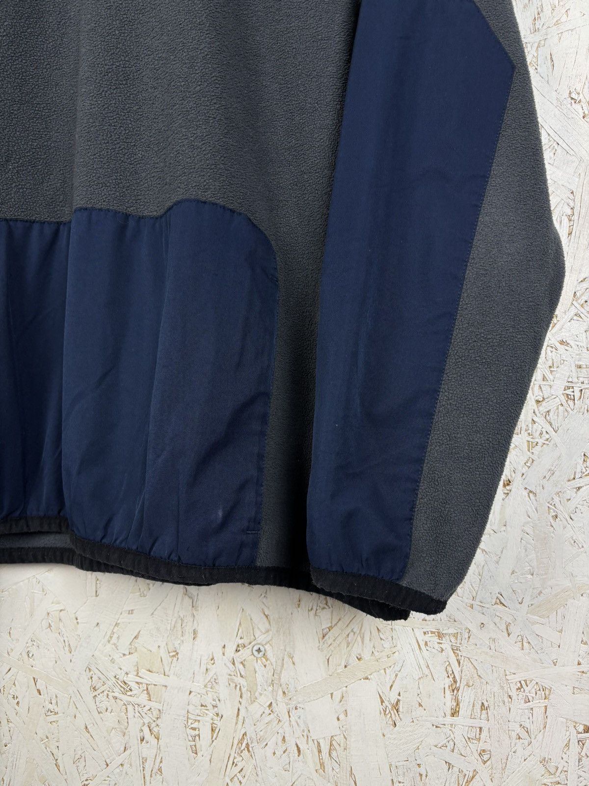 Nike 00s Nike Fleece Ninja Hood 1/4 Zip Logo Hoodie Grey M Size US M / EU 48-50 / 2 - 4 Thumbnail