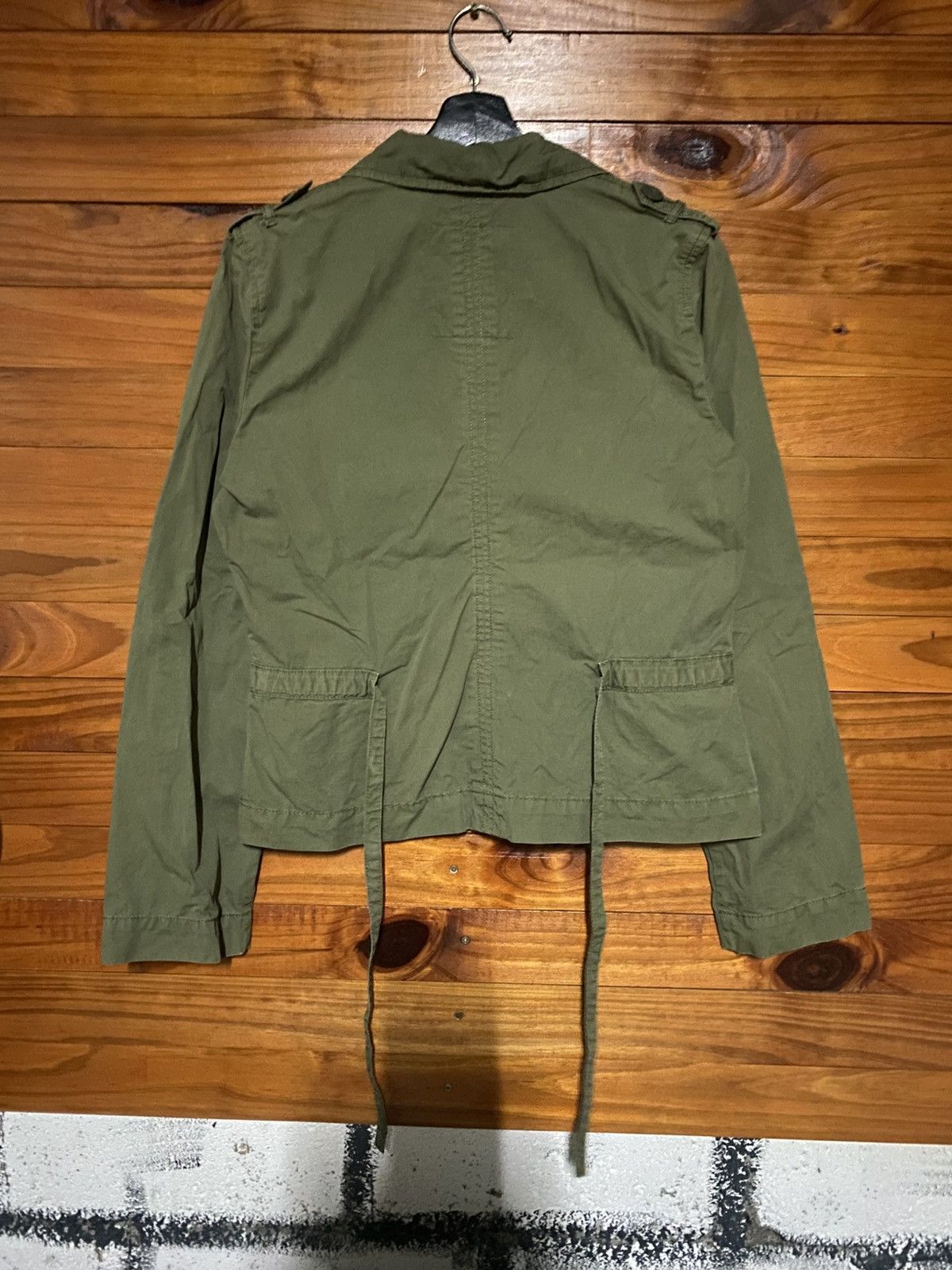 Lucky Brand Lucky Brand Olive Green Utility Jacket Military Field Style Size US S / EU 44-46 / 1 - 8 Thumbnail