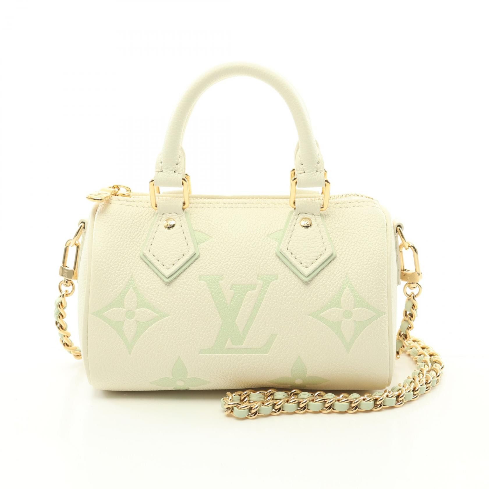Louis Vuitton Louis Vuitton Nano Speedy Monogram Empreinte Handbag Leather Handbag M24169