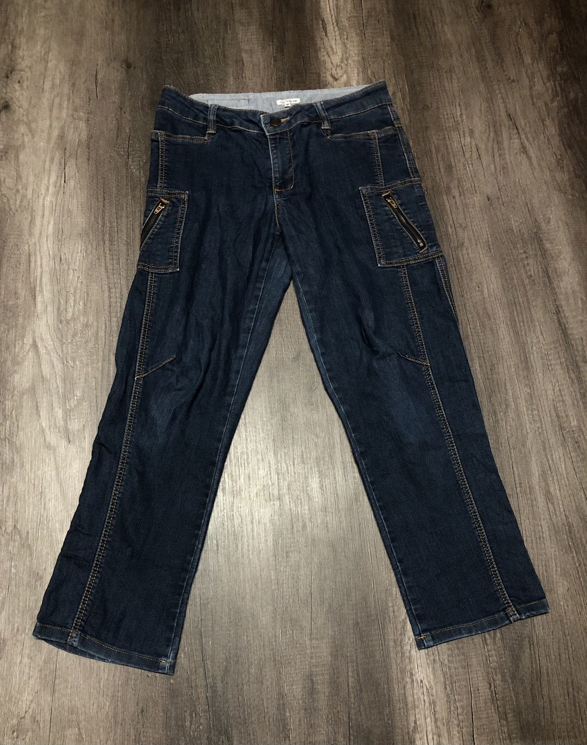 Designer × Japanese Brand Lui Chantant Multi Pocket Jeans Cargo Style Unisex Design Size US 32 / EU 48 - 10 Thumbnail