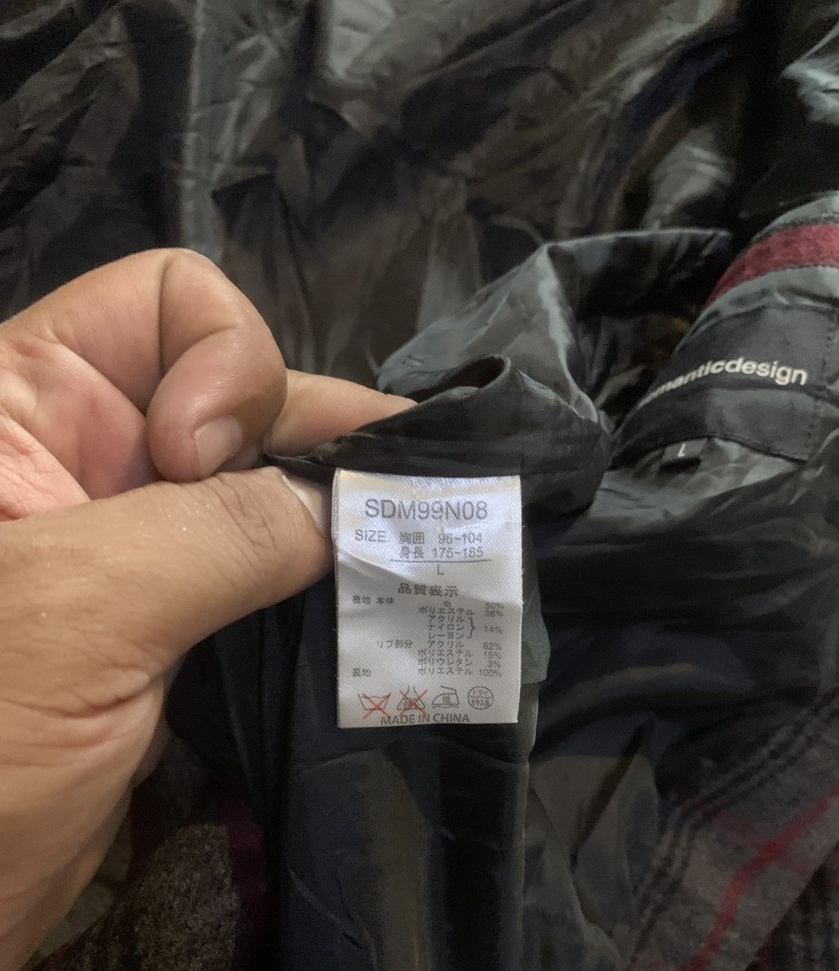 semanticdesign Semantic Fur Jacket Plaid Tartan LGB Style Japanese Size US L / EU 52-54 / 3 - 9 Thumbnail