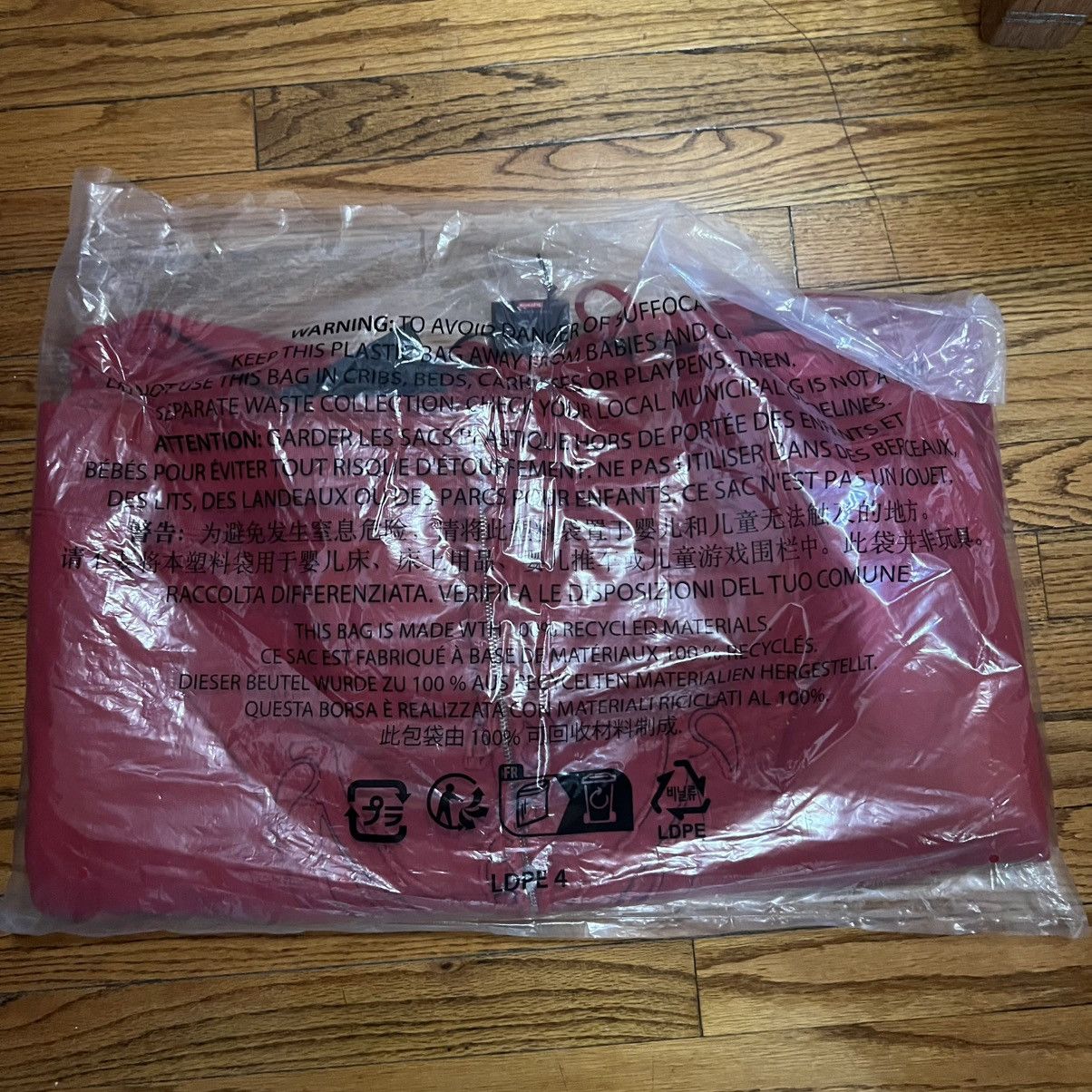Supreme Supreme Y's Yohji Yamamoto Zip Up Hooded Sweatshirt Red XXL Size US XXL / EU 58 / 5 - 5 Thumbnail