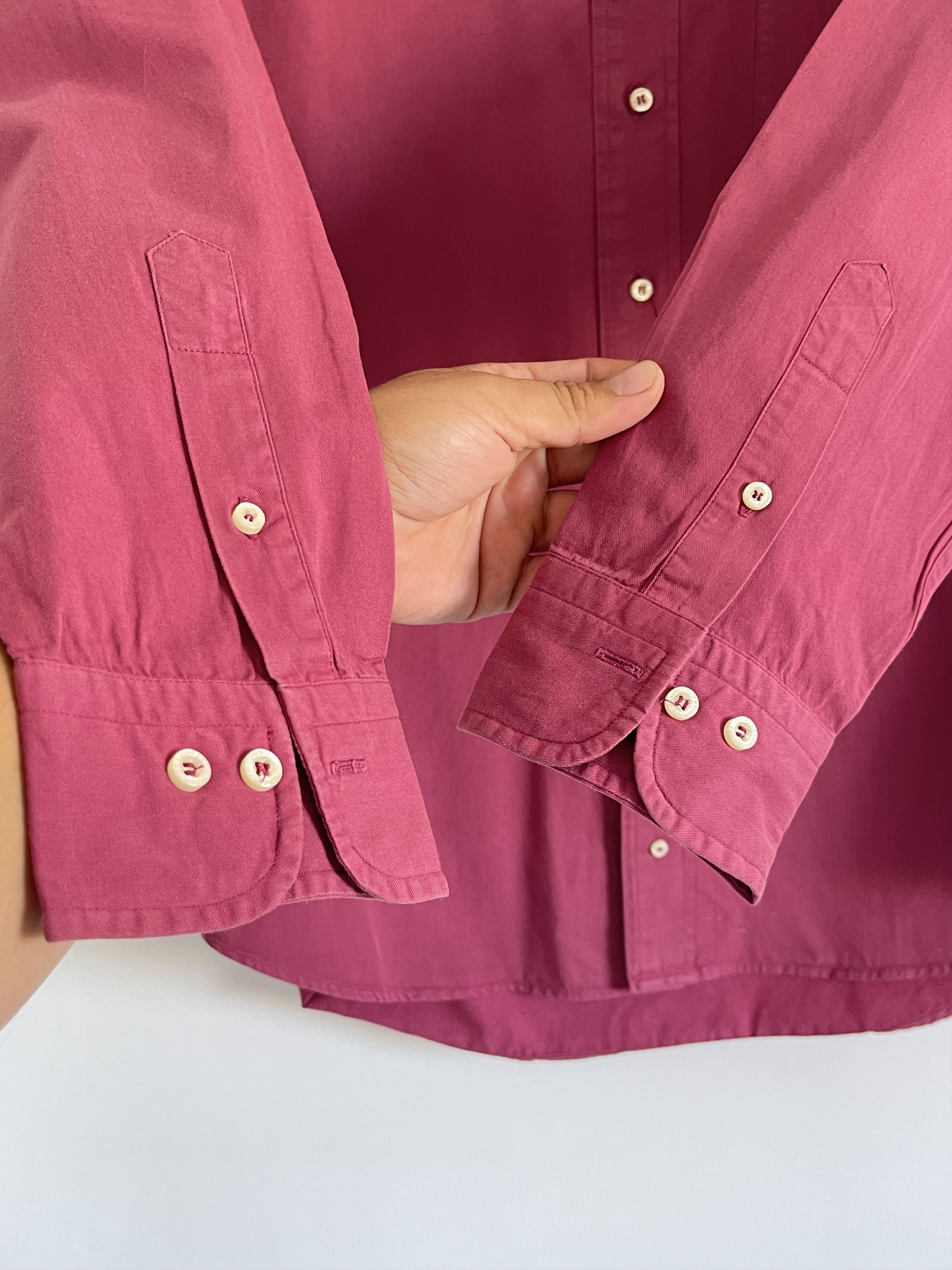 Burberry 🔥 shirt Burberry London red burgundy Size US M / EU 48-50 / 2 - 7 Thumbnail
