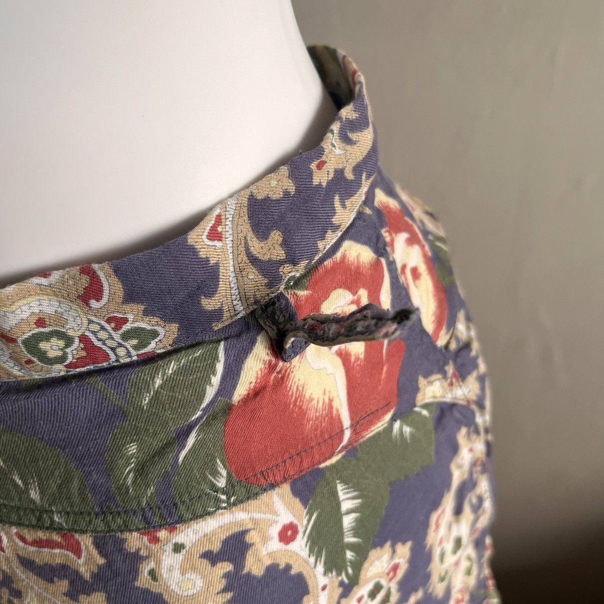 Helmut Lang Helmut Lang Vintage 90's Archive Floral Shorts Size 27" / US 4 / IT 40 - 10 Thumbnail