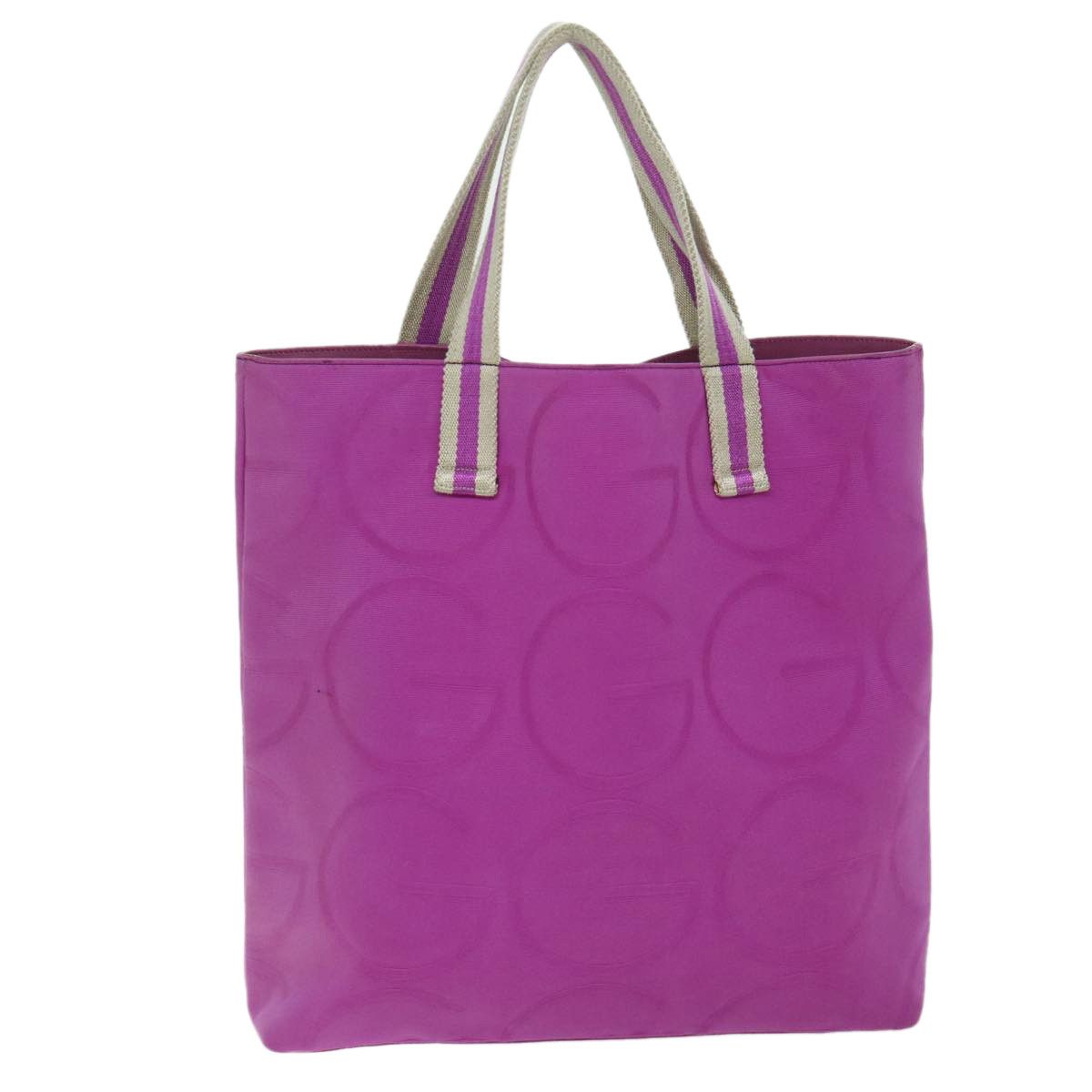 Gucci White Canvas Tote Bag (Pre-Owned) Size ONE SIZE - 1 Thumbnail