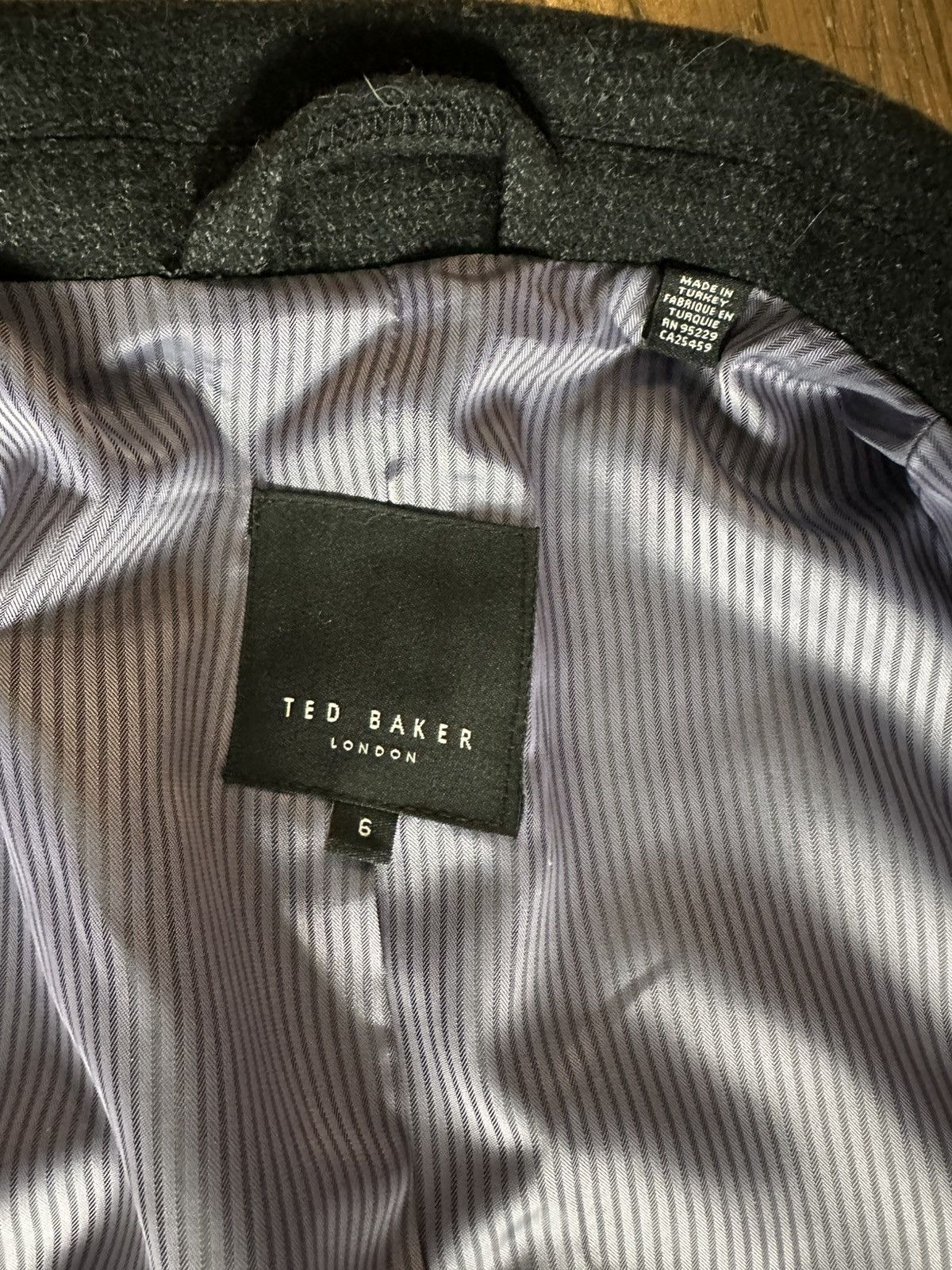 Ted Baker Ted Baker London Wool Field Jacket Size 6 Black Utility Coat Size US XXL / EU 58 / 5 - 6 Thumbnail